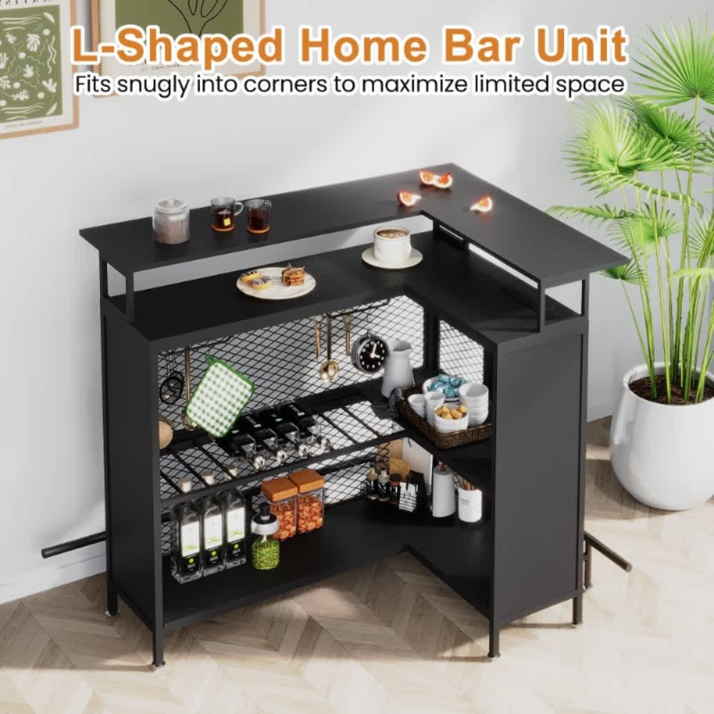 U-HOMY JL-027BK-HM Dining-Kitchen-Storarge - View #4