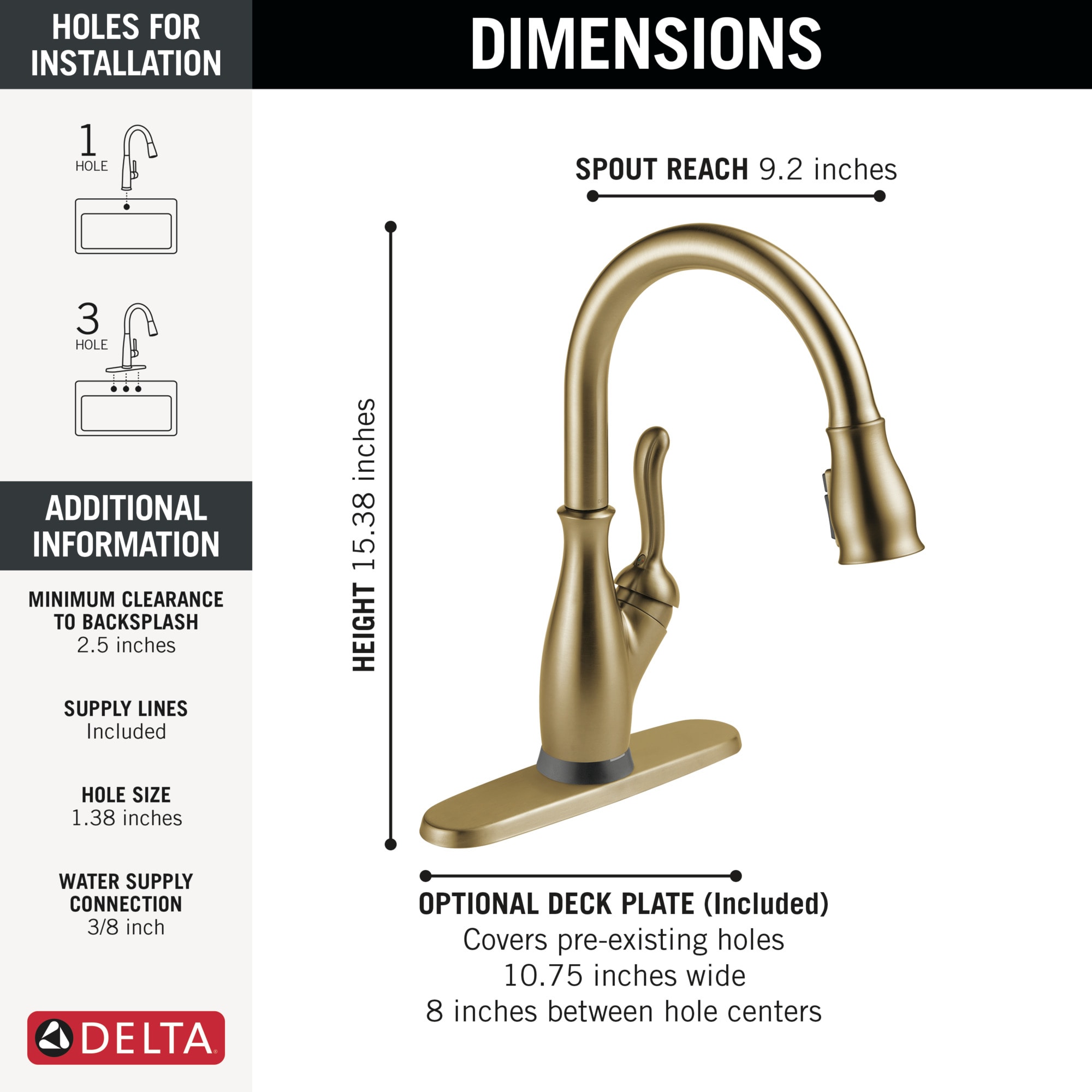 Delta 9178T-CZ-DST Kitchen-Faucets - View #4