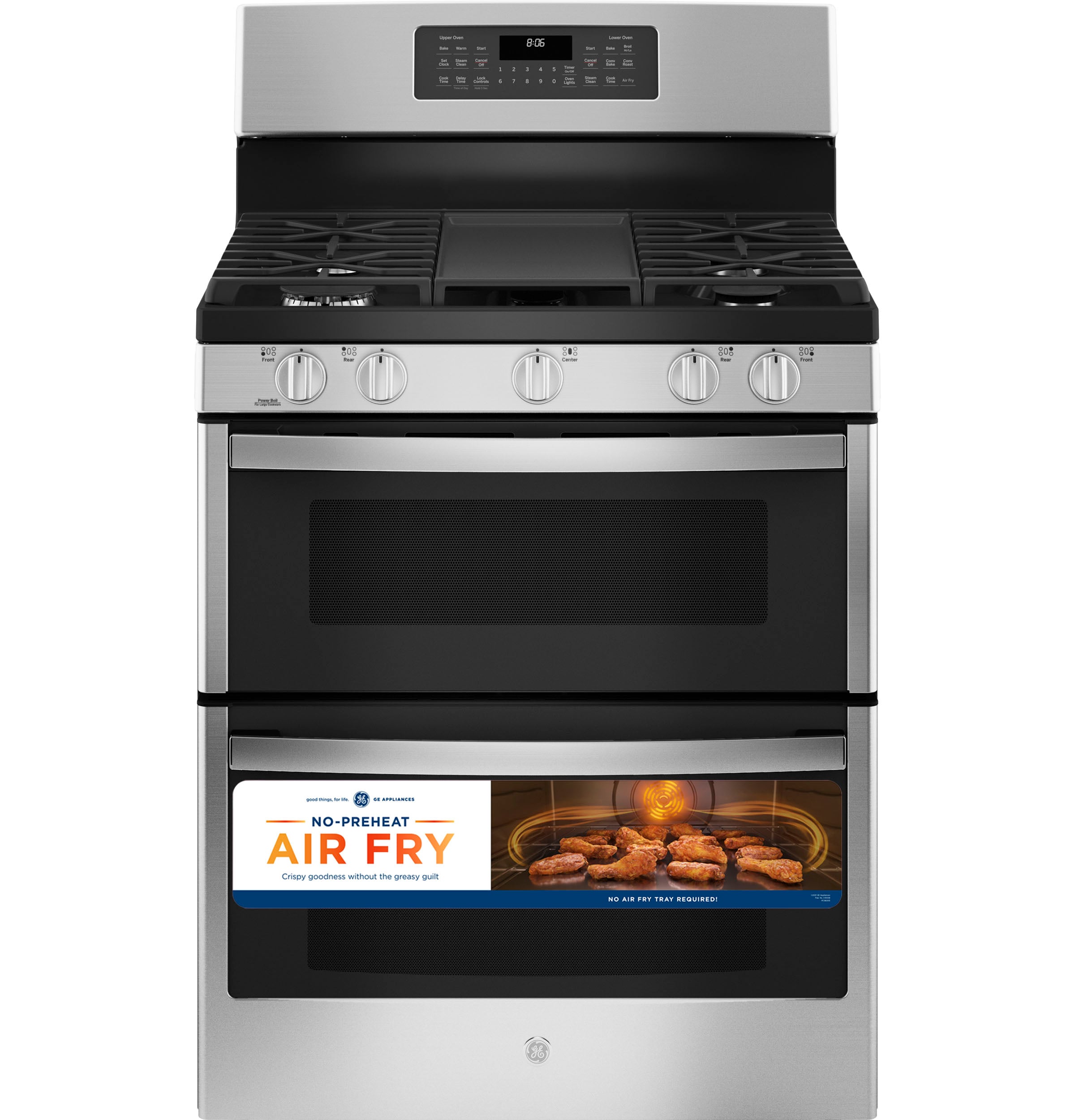 GE Free-Standing Gas Range Picks up Steam for Natural Cleaning