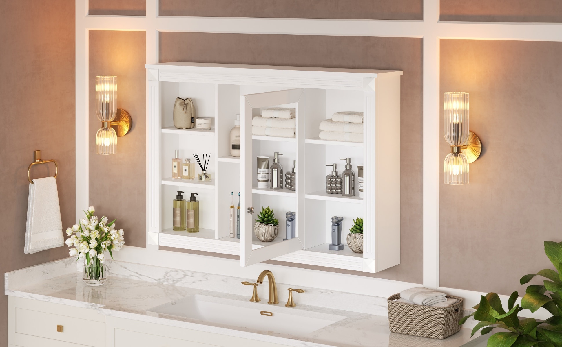 ModernLuxe L3P-N710P363544K Bathroom-Wall-Cabinets - View #9