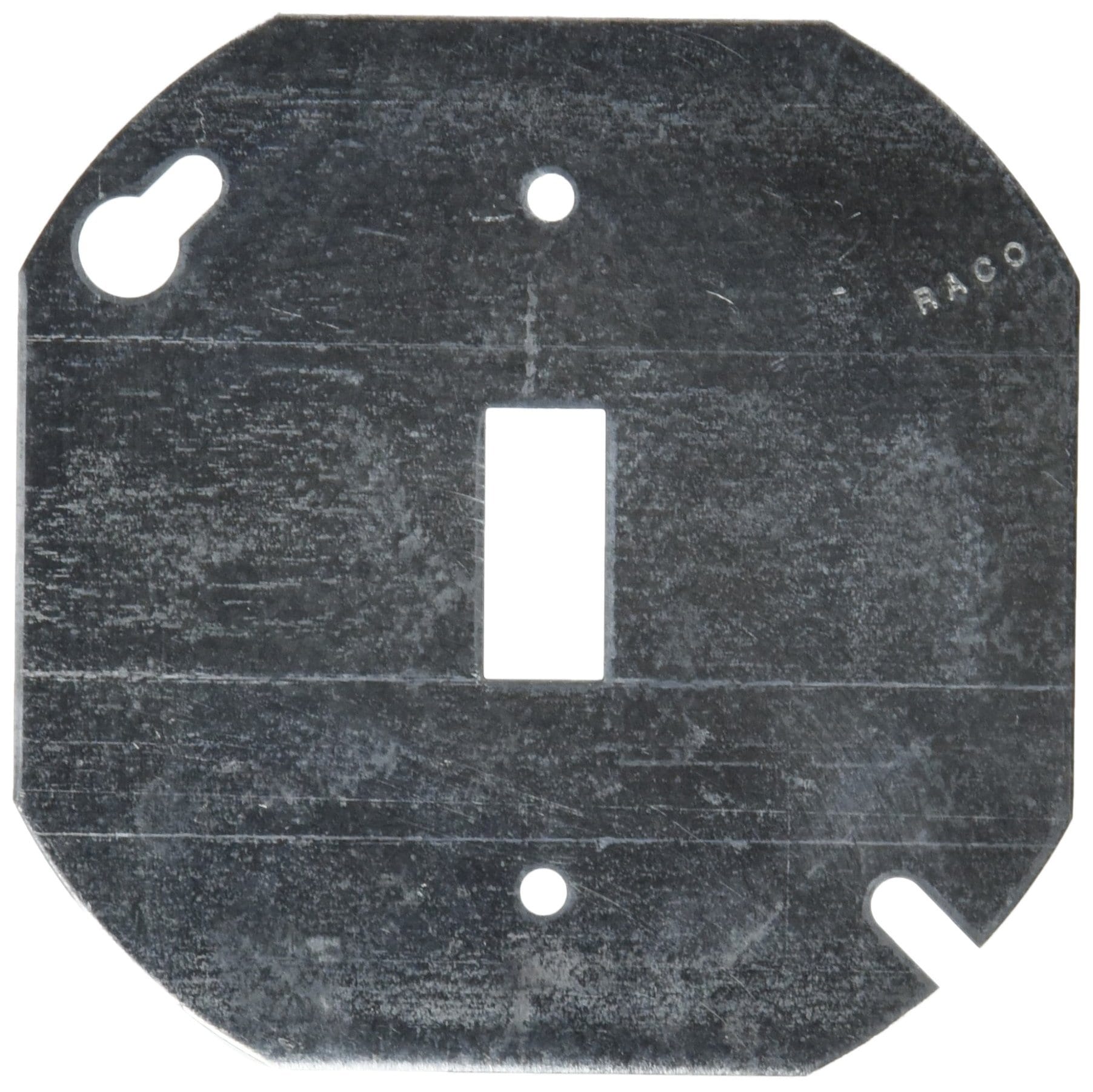 Hubbell Brend Hull 729 Raco Flat Octagon Electrical Box Cover 4 In L X 4 In W Metallic Steel 4 Color Gray Lot of 2 #DIB-C-507945QTY-2248