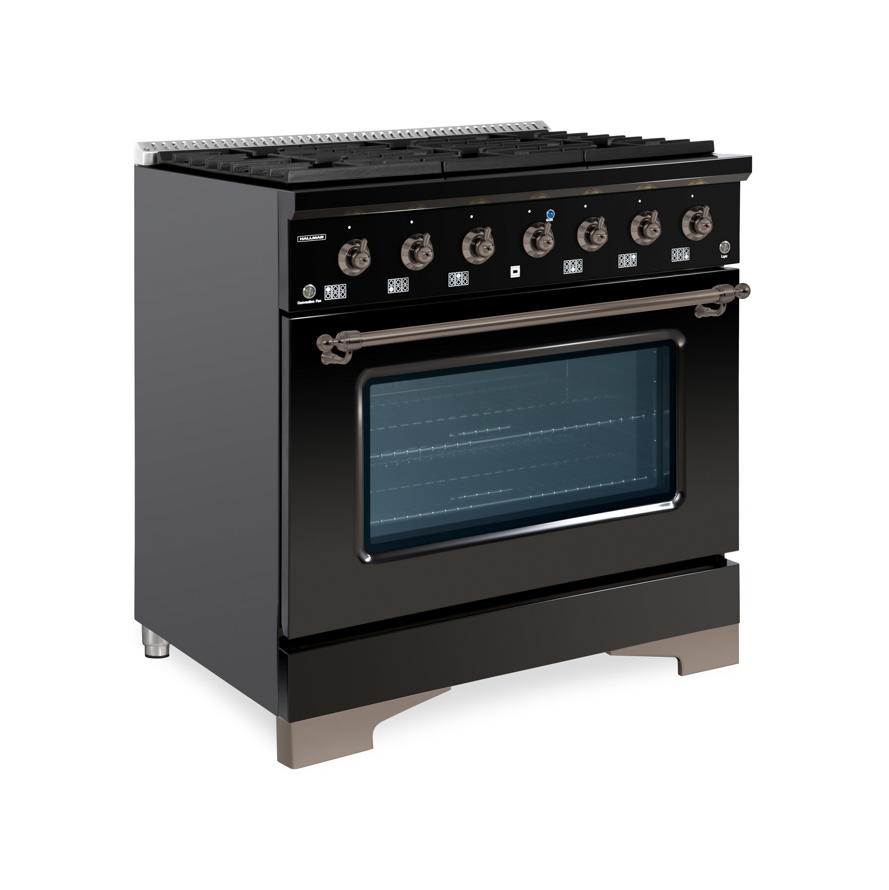 Hallman HCLRG36BZGB Freestanding-Gas-Ranges - View #3