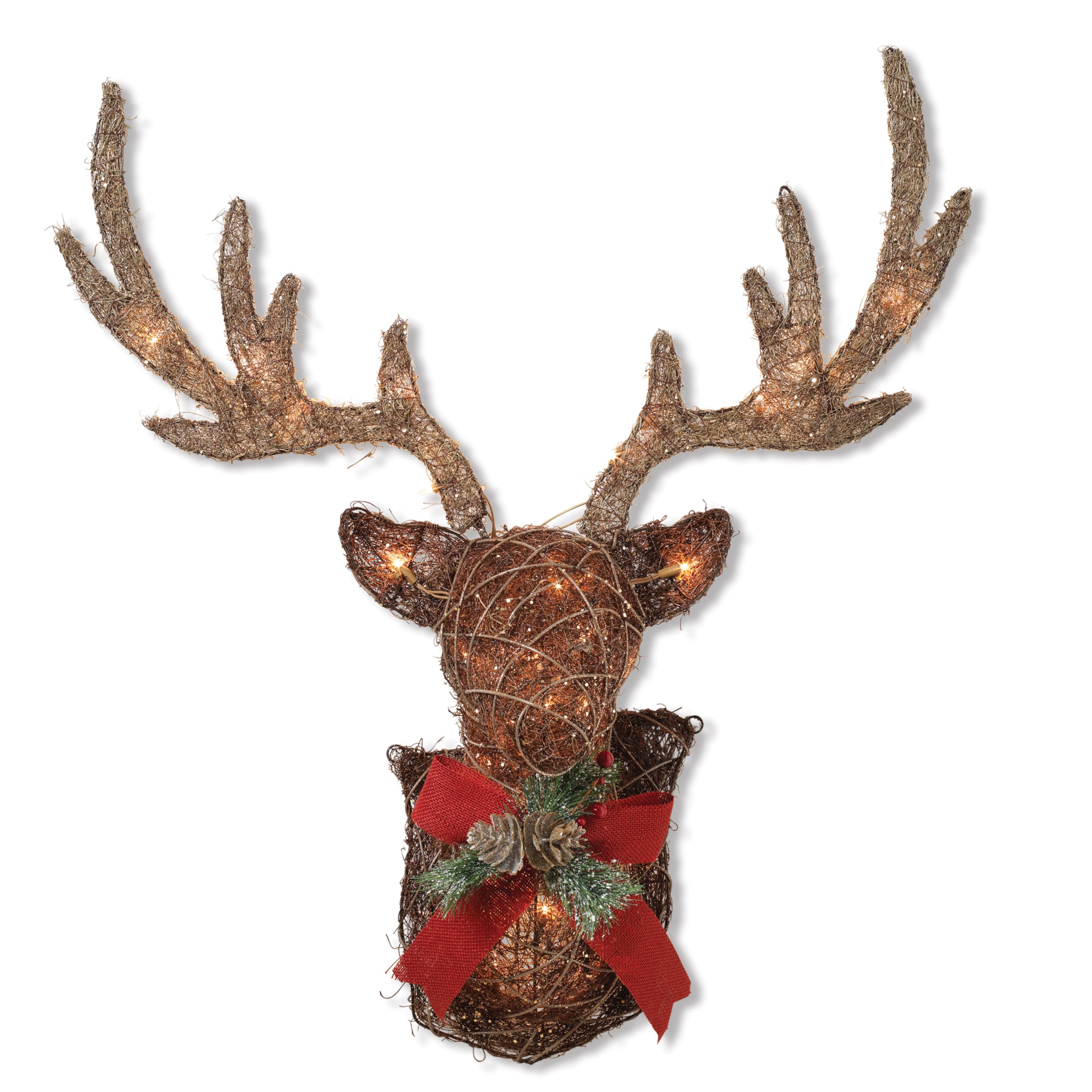 deer mount christmas decor