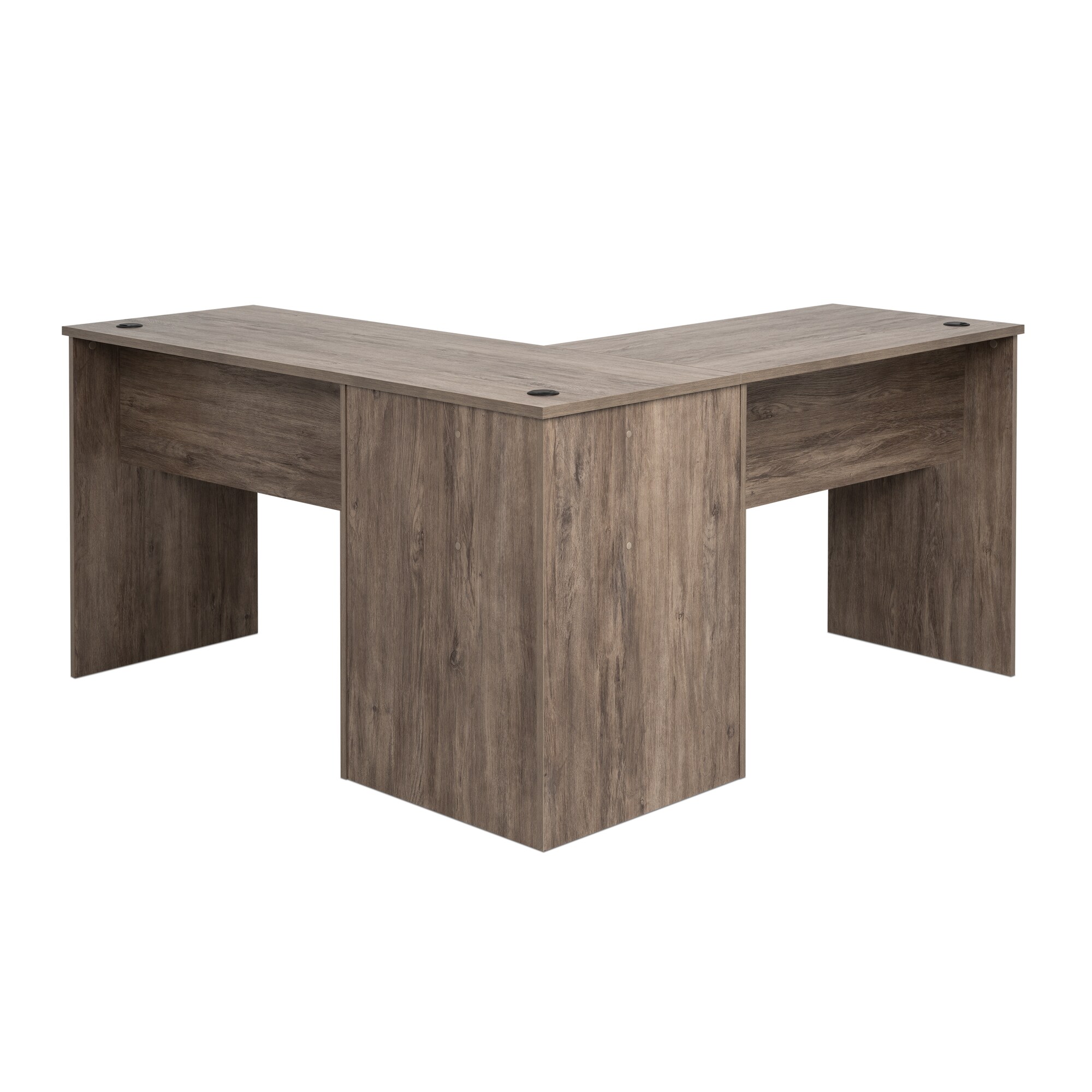 Prepac 56-in Gray Computer Desk, Laminate Finish, Transitional