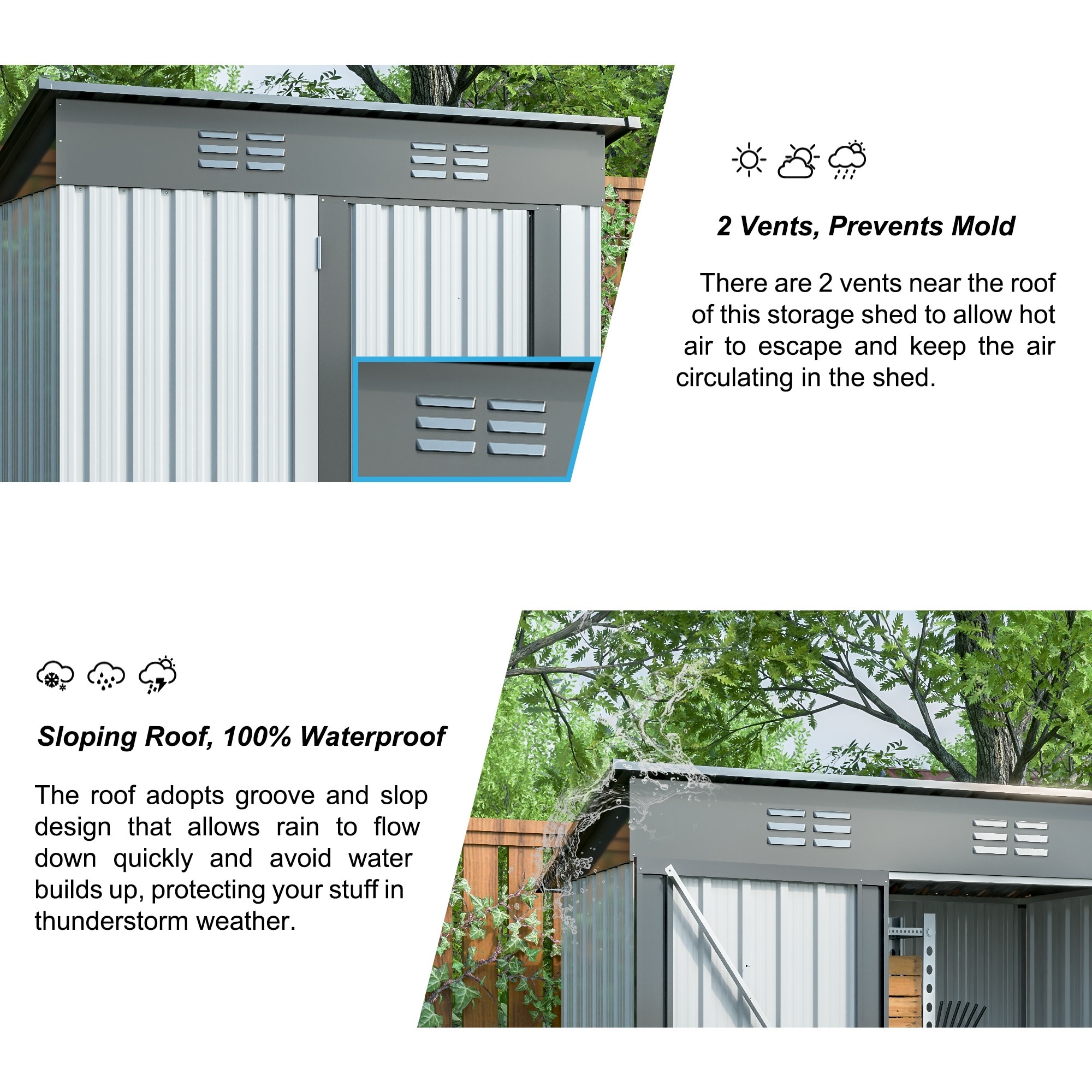 ToolCat BZ-3-115-SN Metal-Storage-Buildings-Sheds - View #8