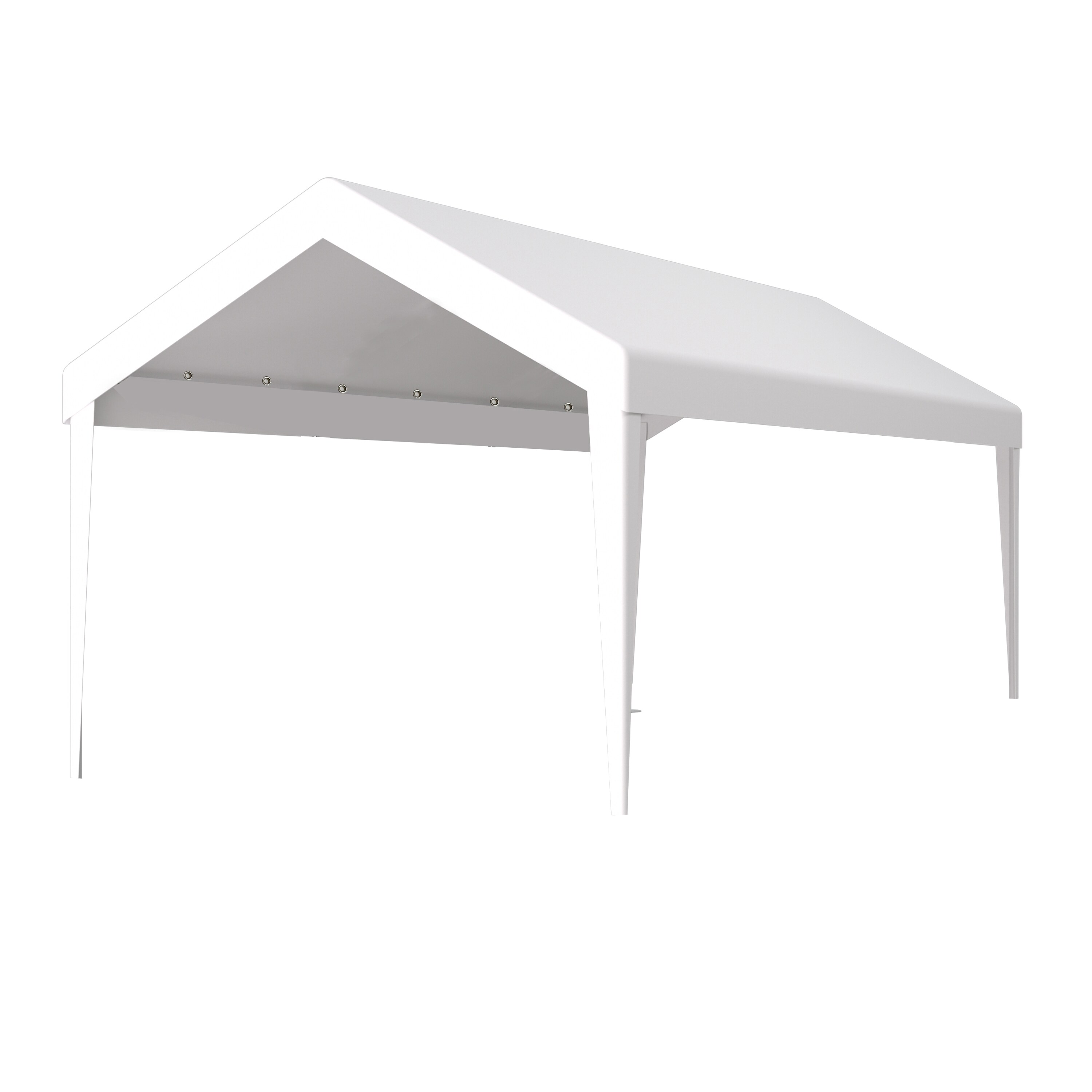 LIVIZA 10 x 20 ft Carport Replacement Canopy Cover White Canopy replacement top