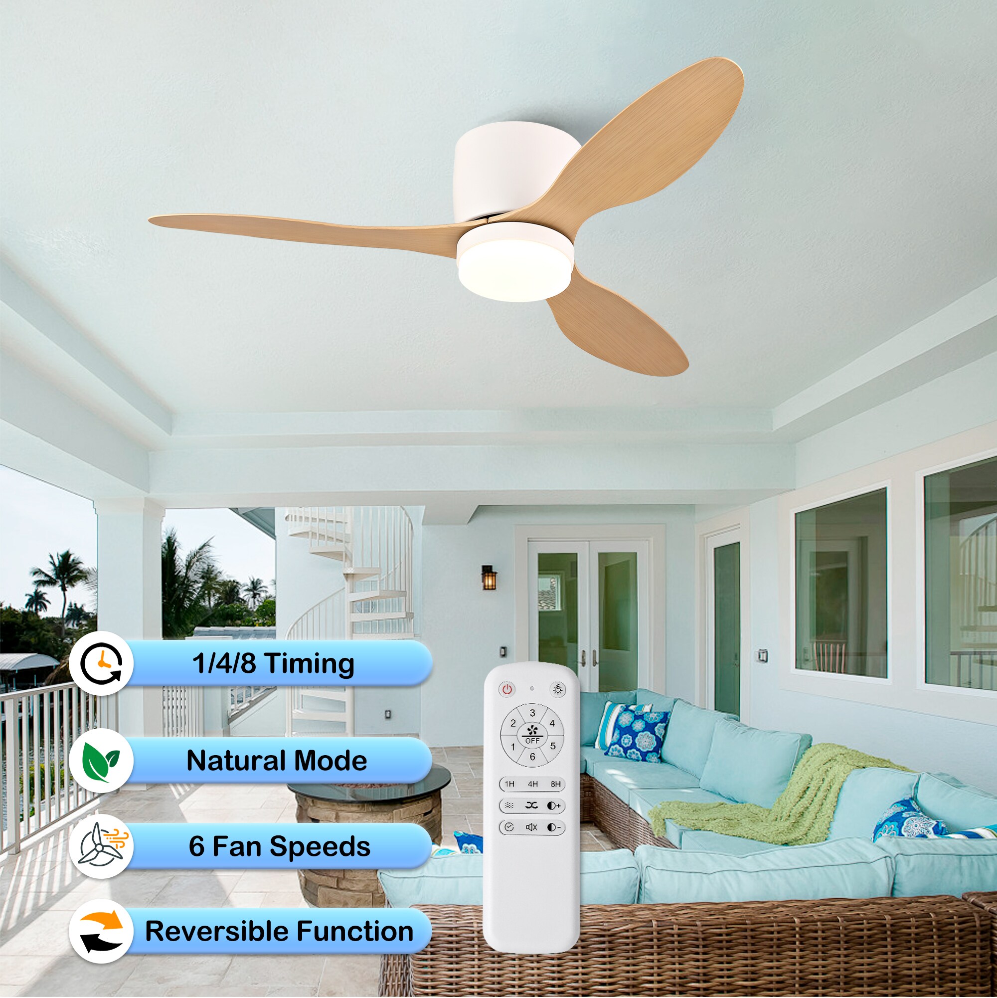 Wellspeed 42LSP406953WHX Ceiling-Fans - View #4
