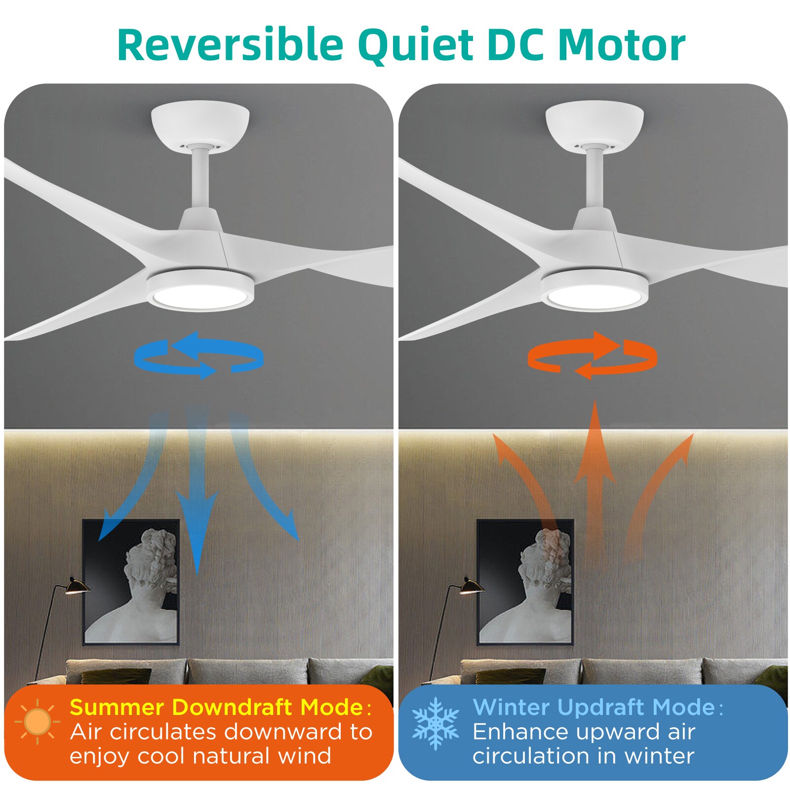 TALOYA TLY-RT-WE-D52 Ceiling-Fans - View #3