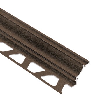 Schluter Systems Dilex-AHK 0.563-in W x 98.5-in L Beige Textured Color-Coated Aluminum Tile Edge Trim Schluter Systems Dilex-AHK 0.563-in W x 98.5-in L Beige Textured Color-Coated Aluminum Tile Edge Trim