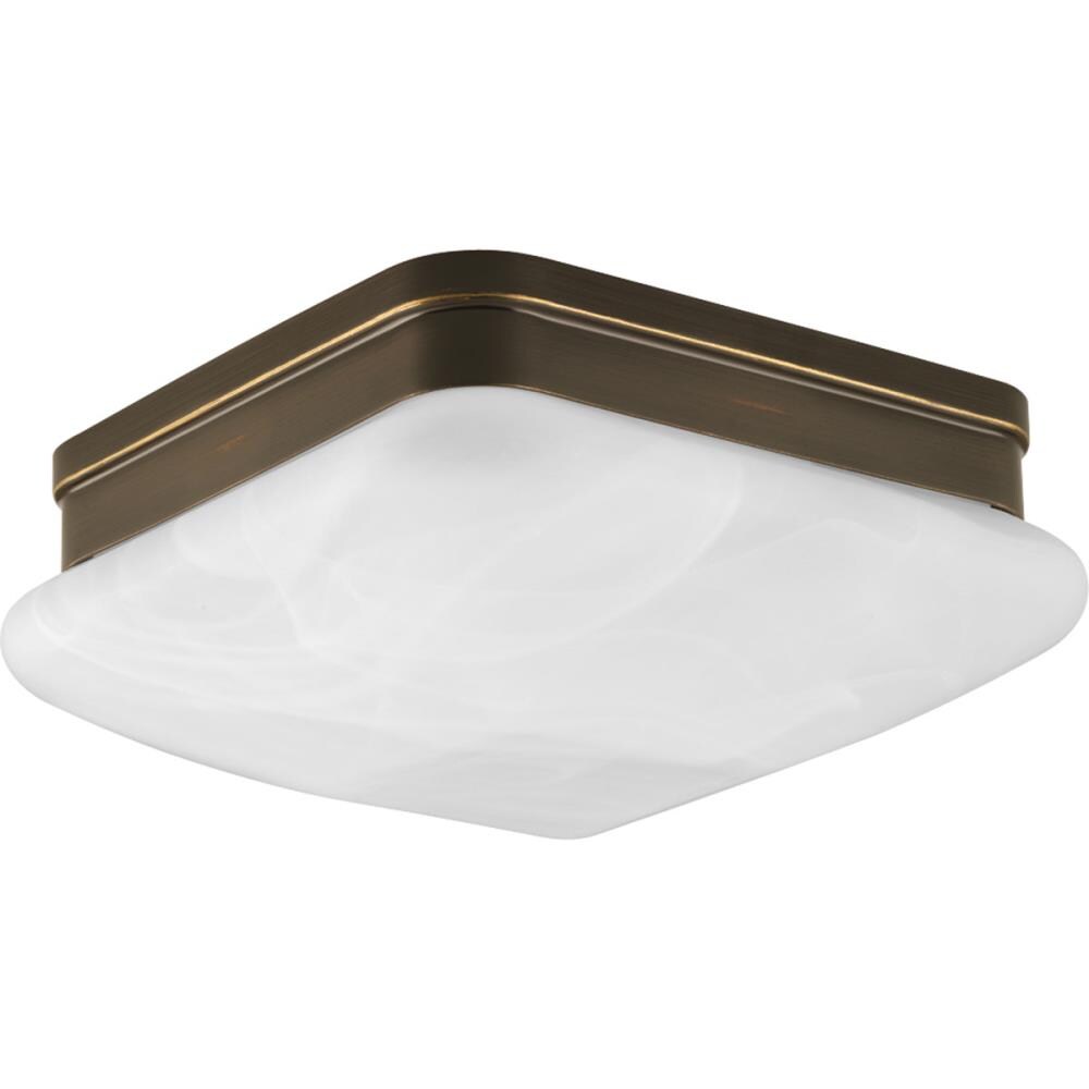 Progress Lighting P3490-20 Appeal 1-Light 9.0001-in Antique Bronze Flush Mount Light