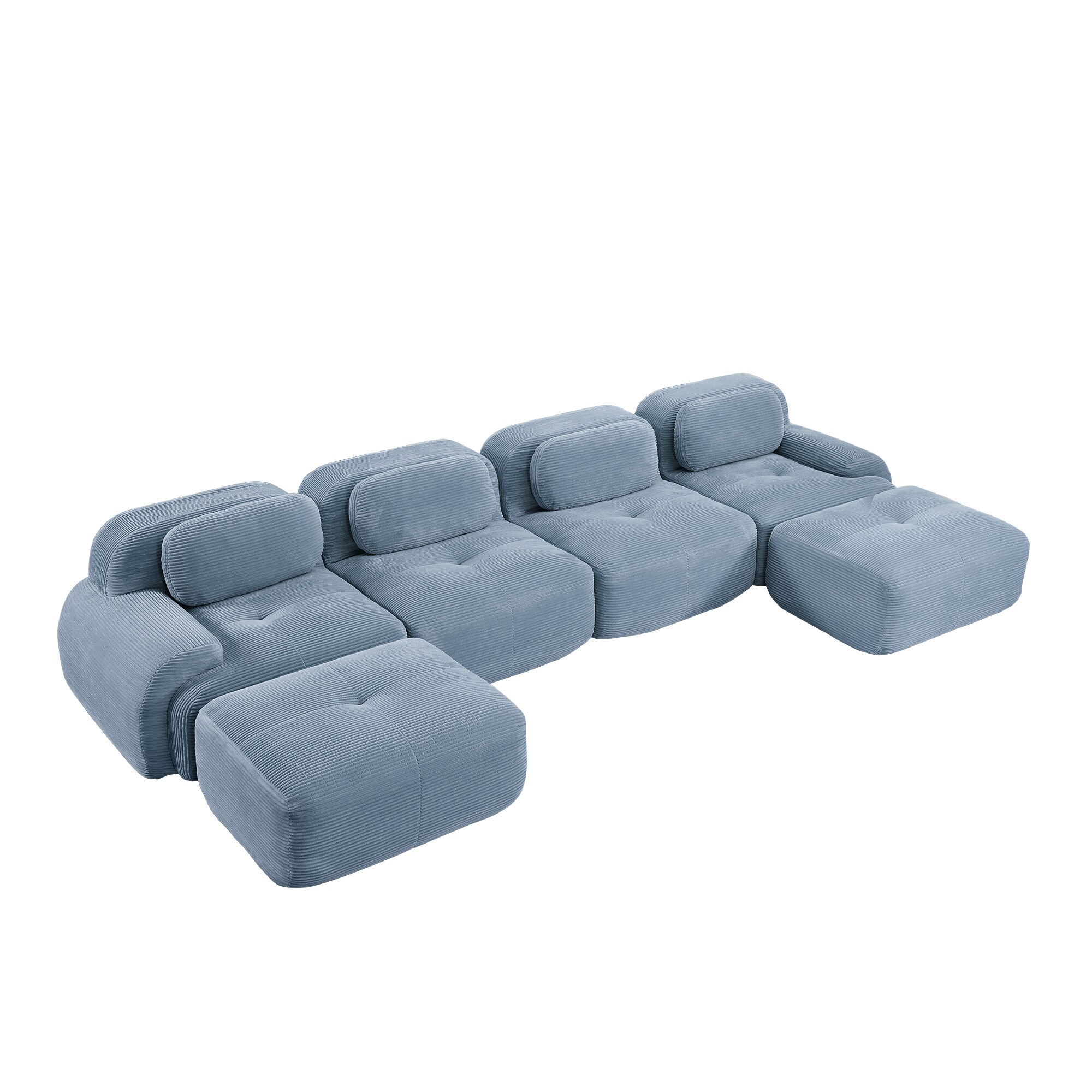 Homy Casa SMZO-FTI-BL Sofas-Loveseats - View #15
