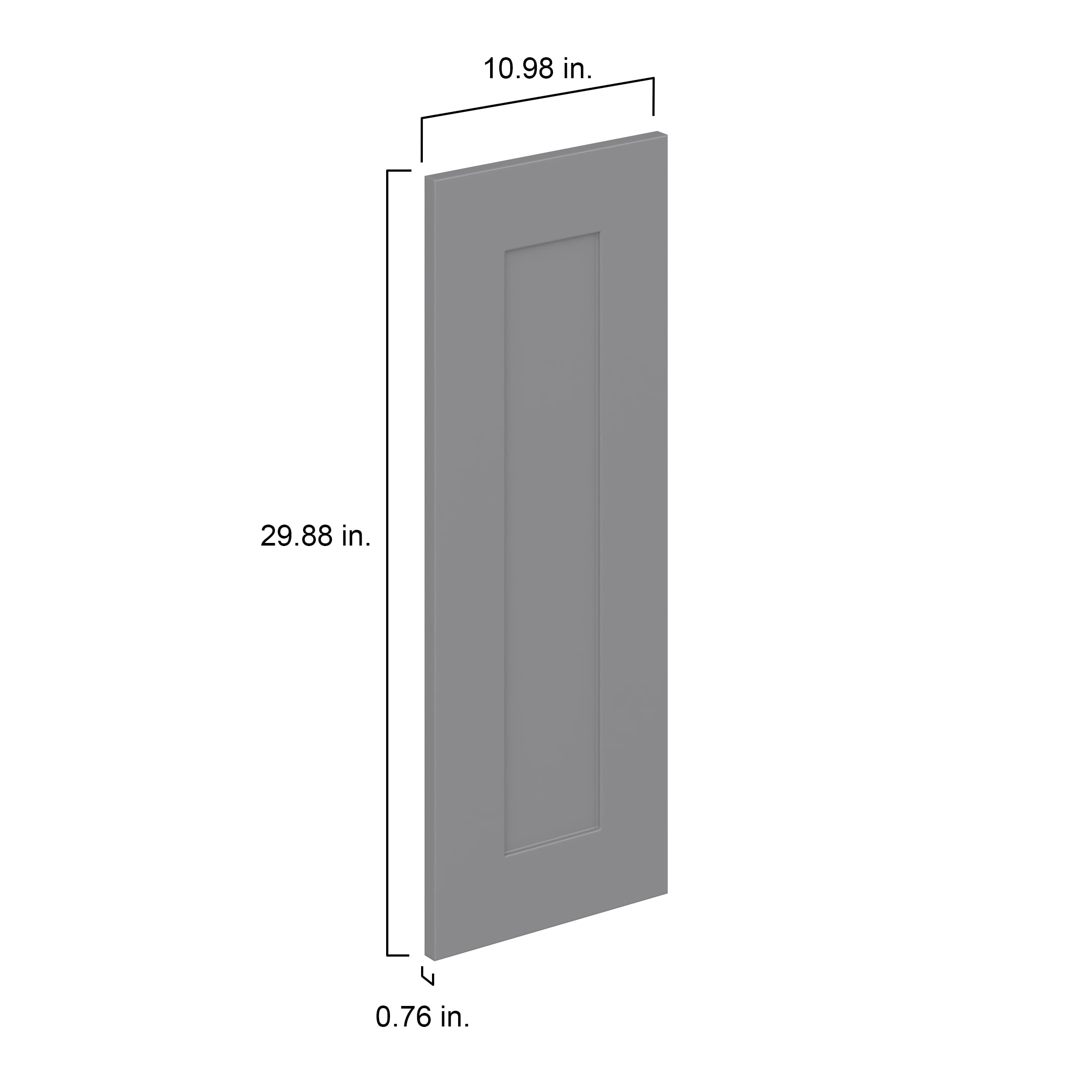 Hugo&Borg DSDR1130-BM Kitchen-Cabinet-Doors - View #4
