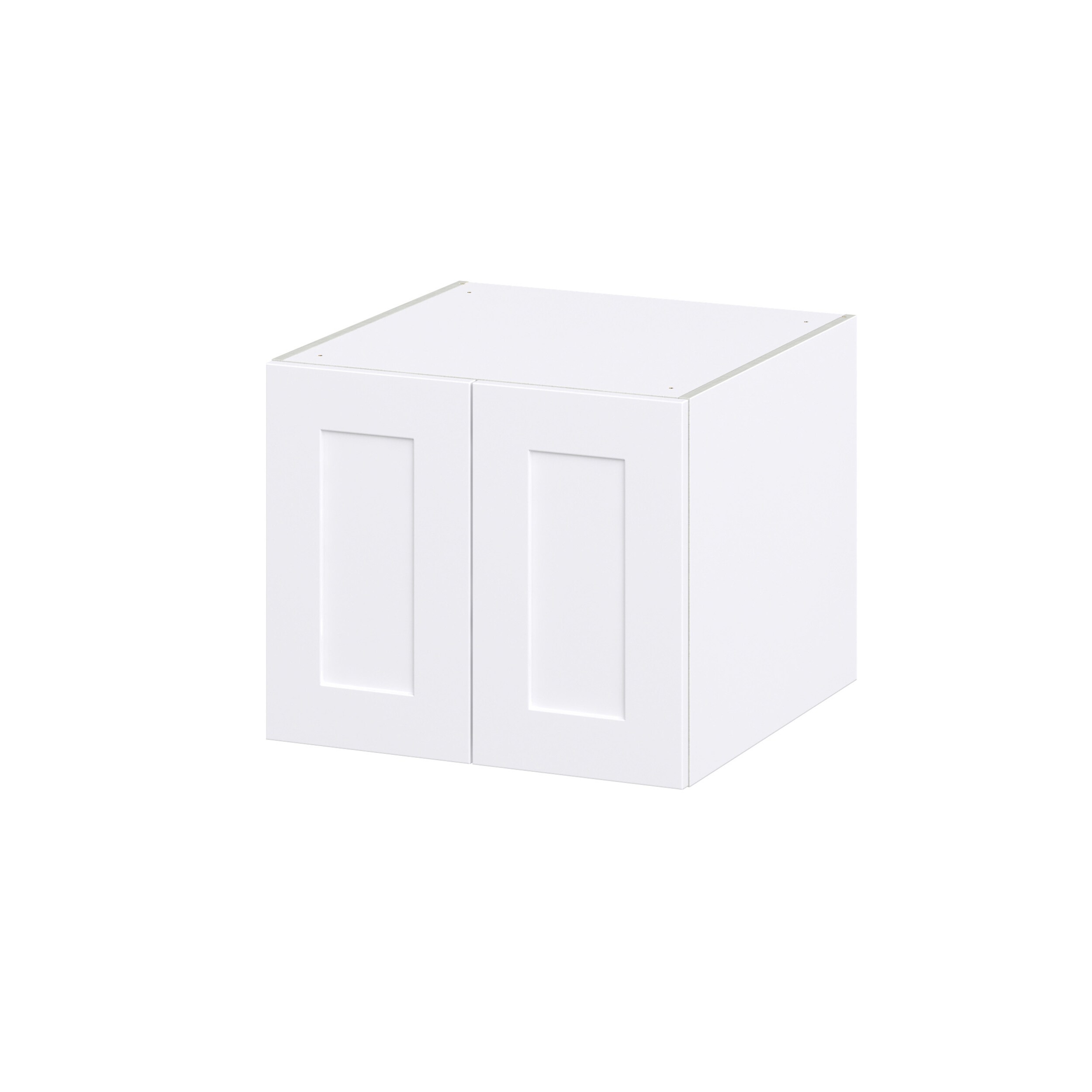 Hugo&Borg 33-in W x 20-in H x 24-in D Warm White Wall Fully Assembled Cabinet (Recessed Panel Shaker Door Style)