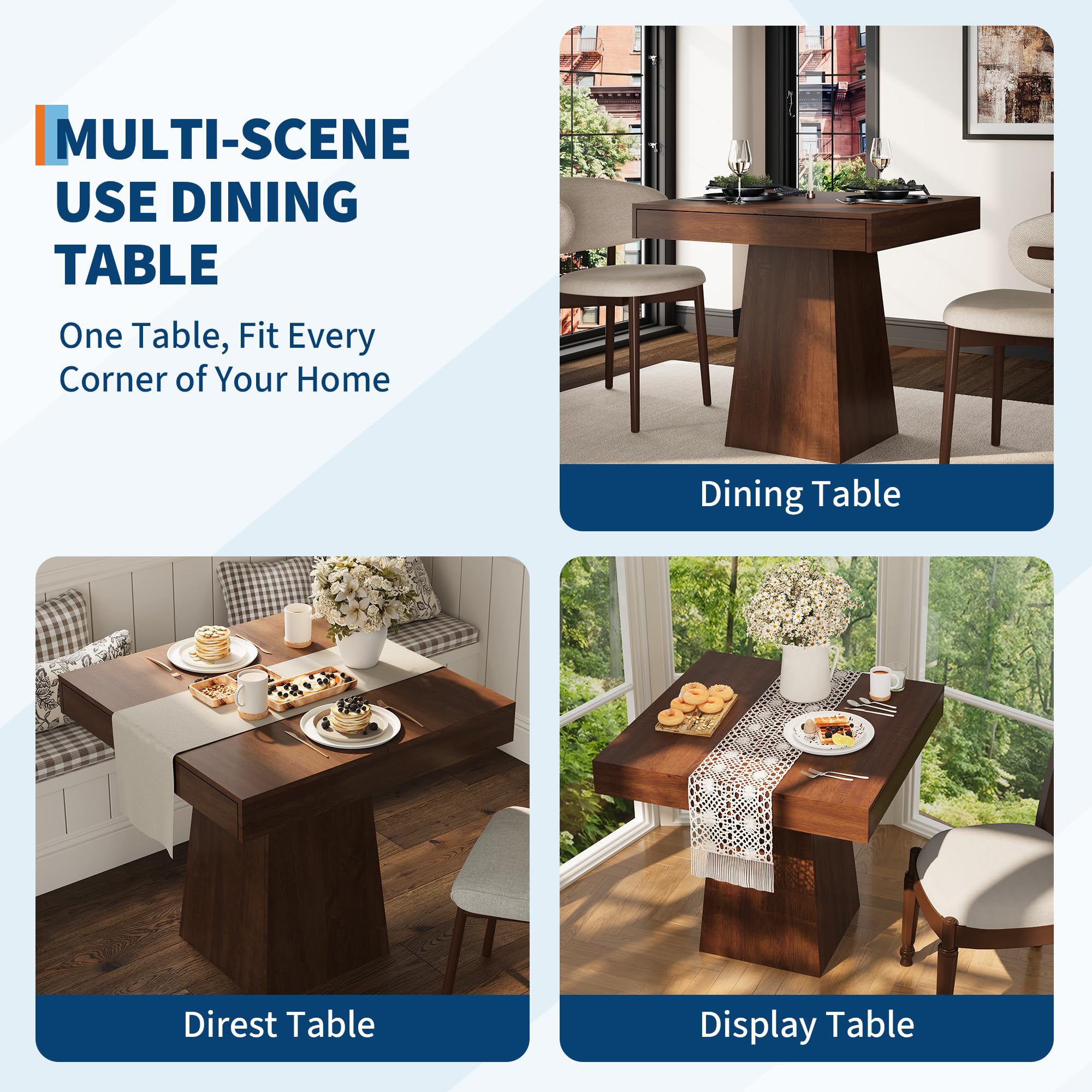 GarveeLife BWR-XVQXUZQKK121 Dining-Tables - View #6