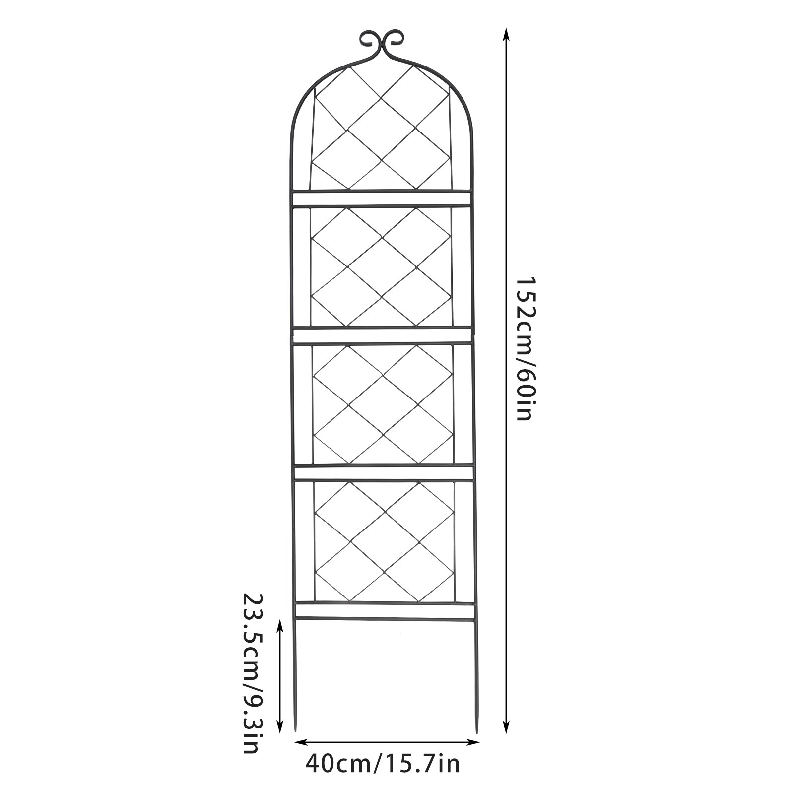 CNCEST YLJHASL7WDZJ8 Garden-Trellis - View #4