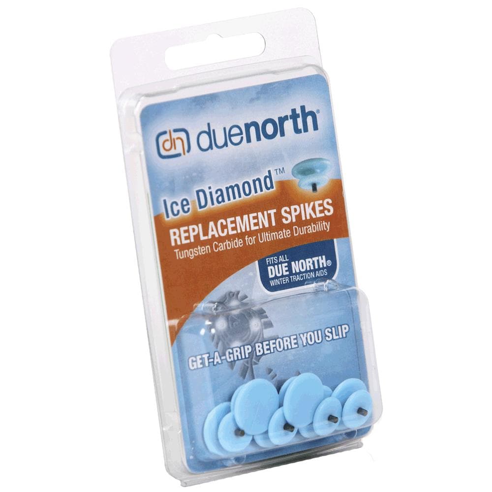 Due North V3550770-O/S Ice Diamond Replacement Spikes For Winter Traction Aids, Tungsten Carbide, Pack Of 6