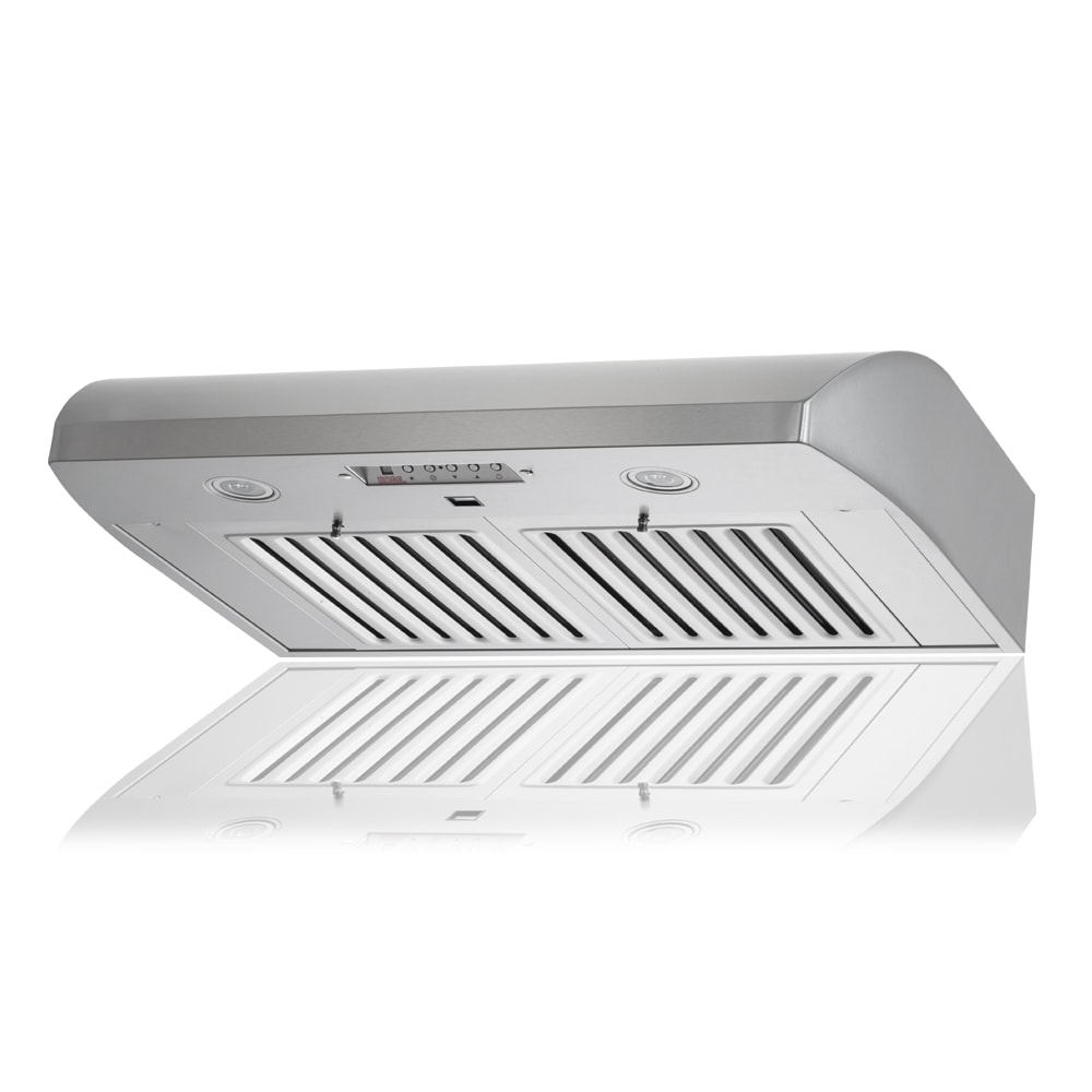 Kobe Range Hoods 30" Stainless Steel 680 CFM Ducted (Vented) Under Cabinet Range Hood with Baffle Filter