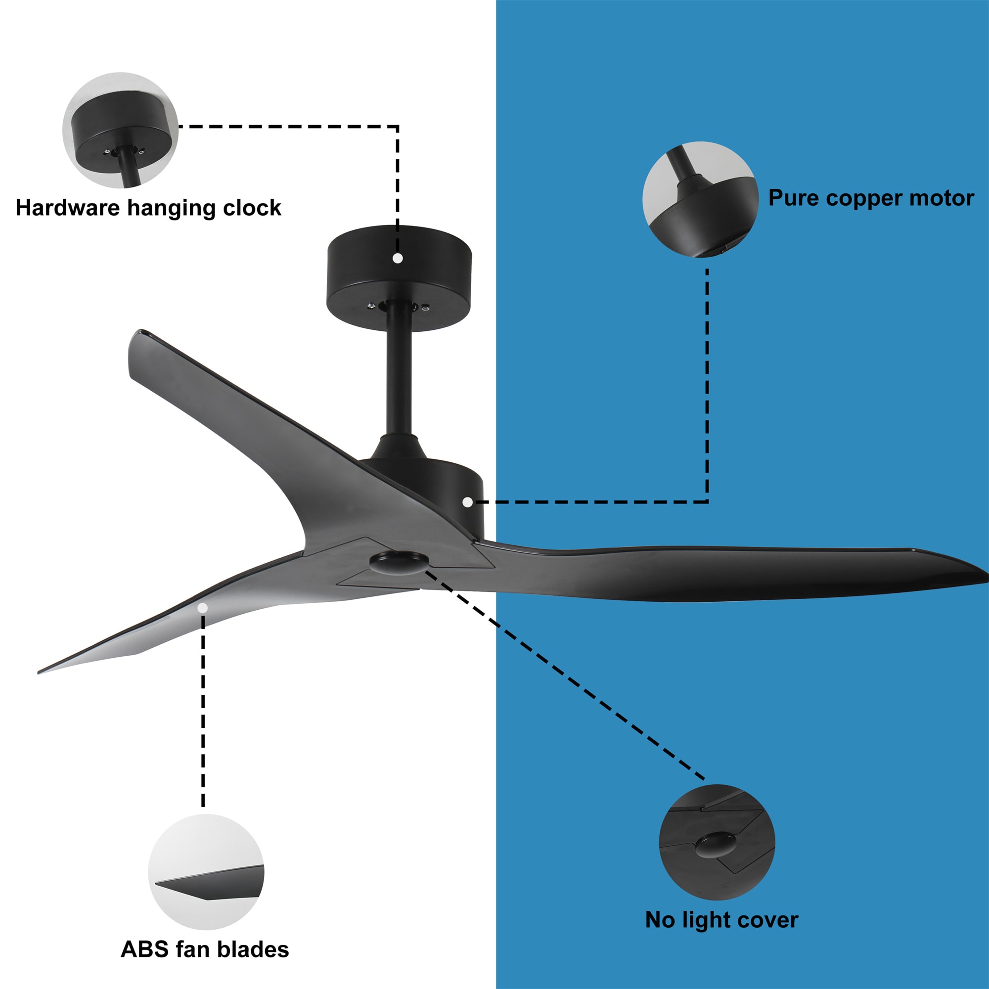 BABOOM BOM-2P20446-OR Ceiling-Fans - View #2