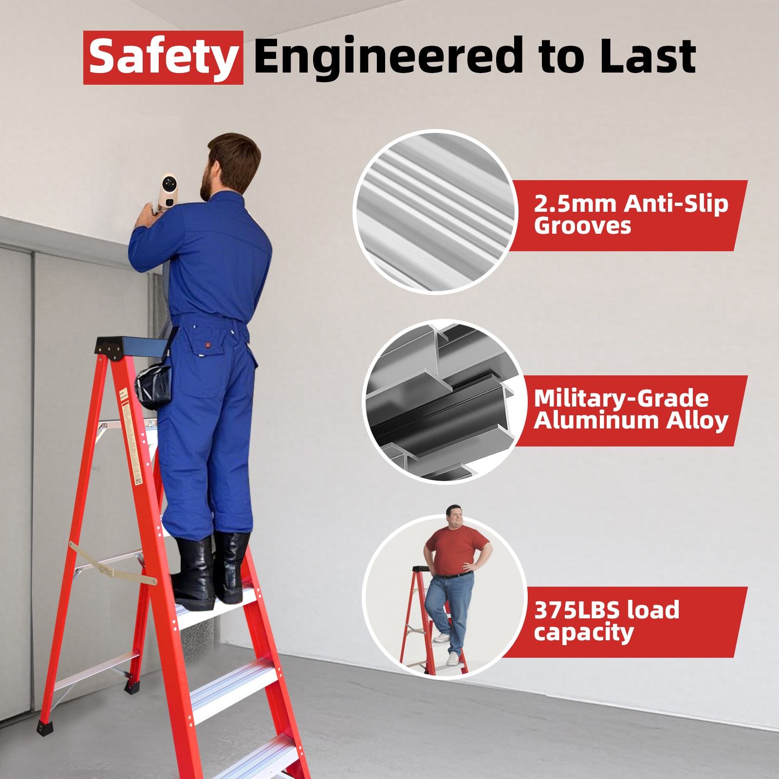 Maocao Hoom JLP156396 Step-Ladders - View #6