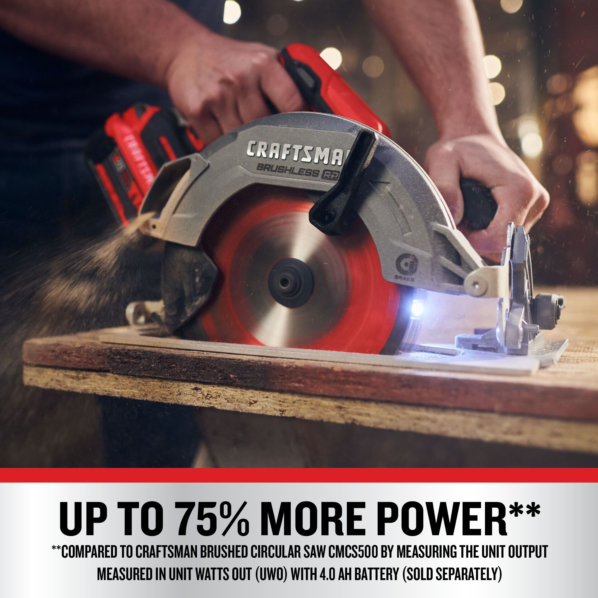CRAFTSMAN V20 RP 20-volt Max 7-1/4-in Brushless Cordless Circular saw