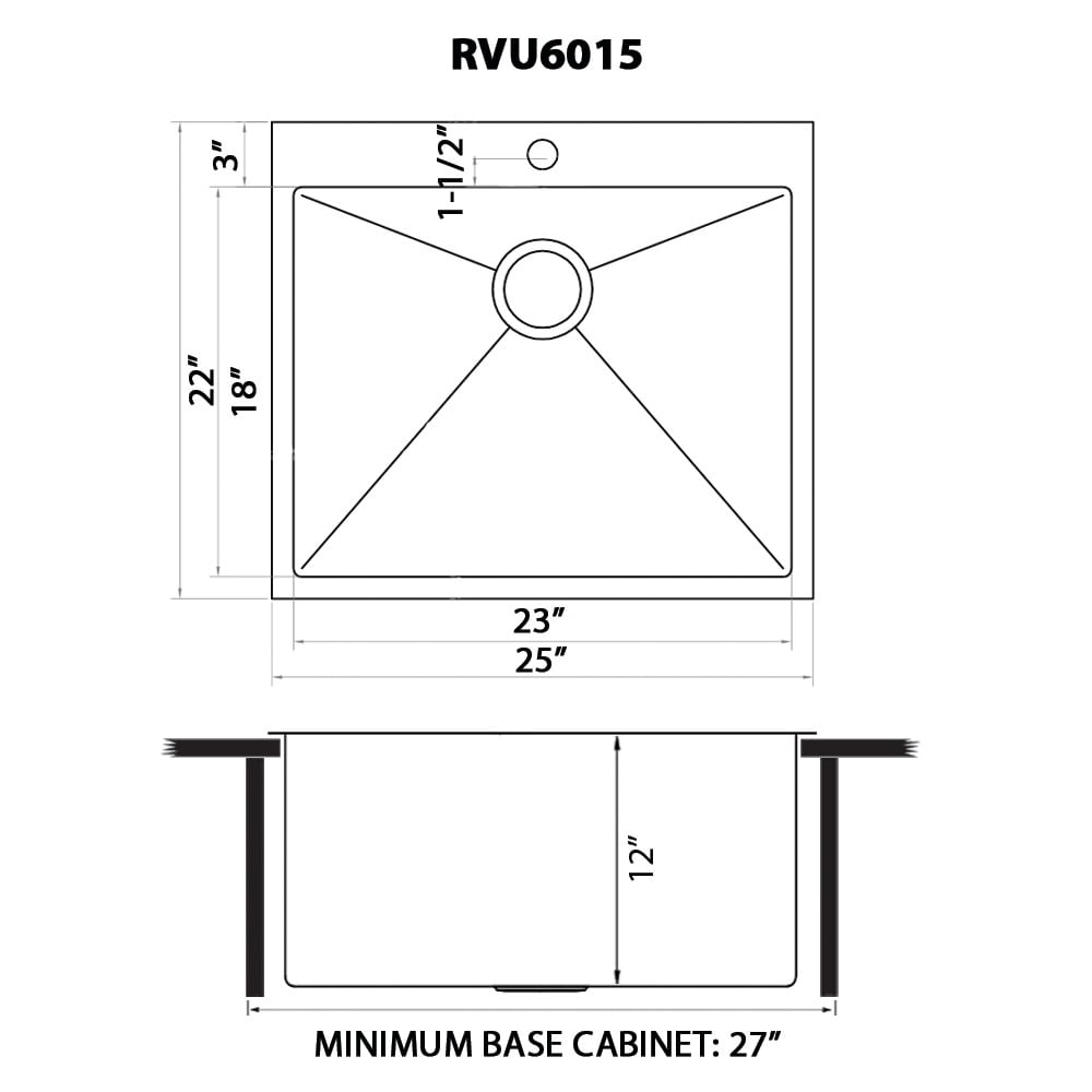 Ruvati RVU6015 Laundry-Tubs-Utility-Sinks - View #11