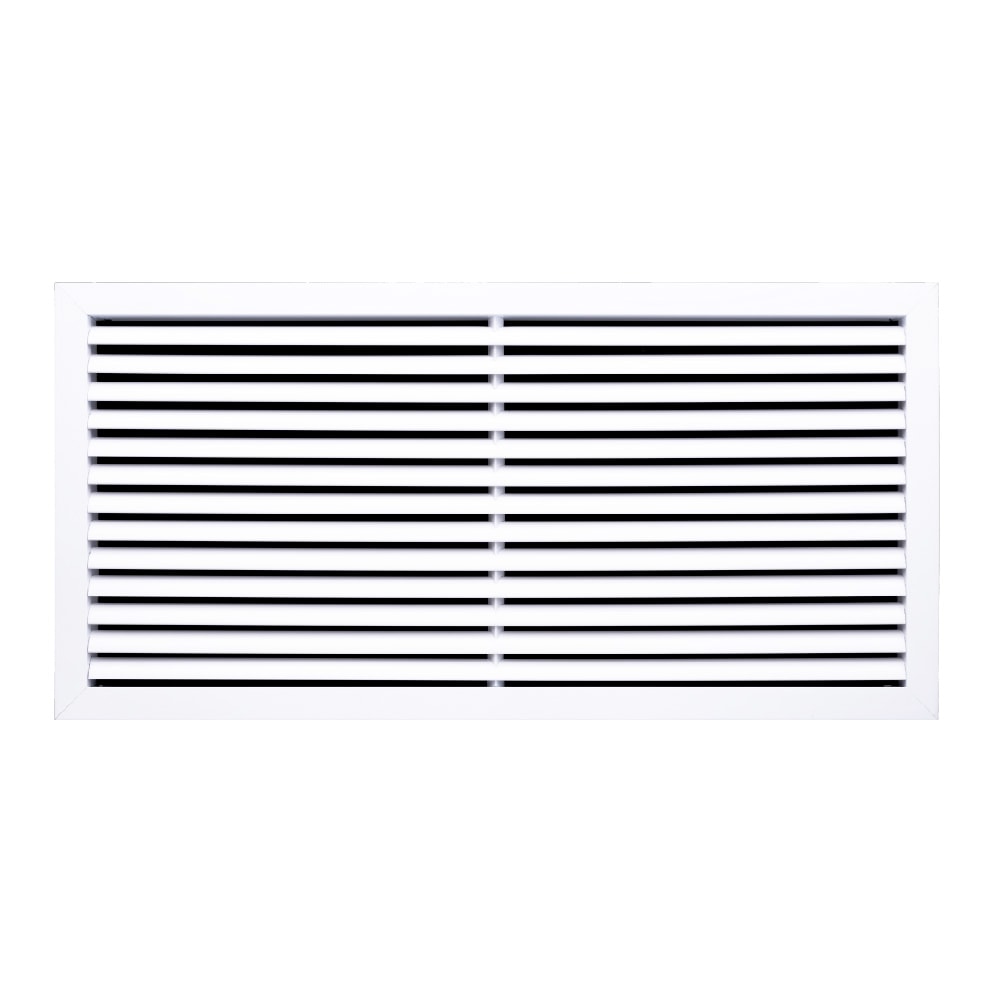 ACLaminaire L-RA 30X14 14-in x 30-in Aluminum White Sidewall/Ceiling Grille