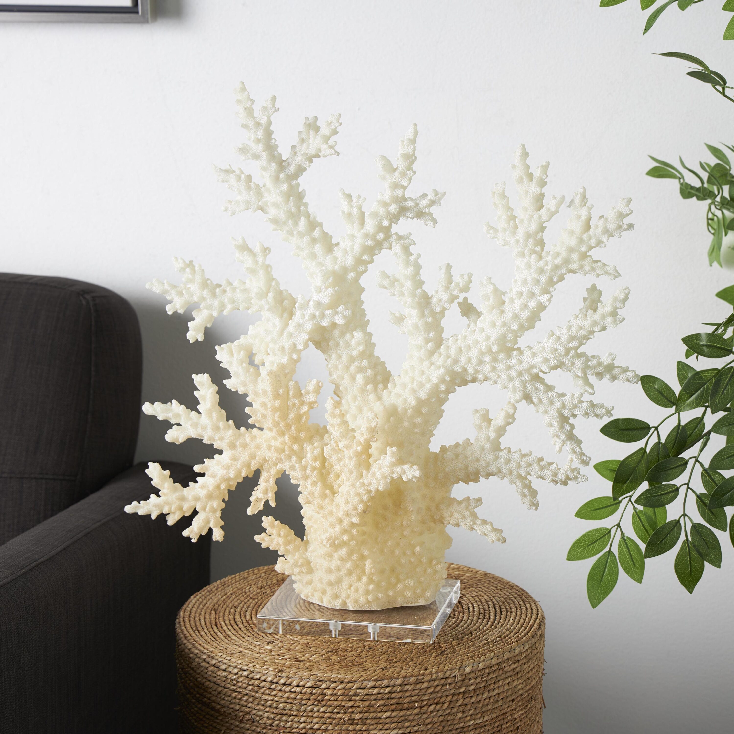 Grayson Lane 822079 Off-white Stone Coastal Sculpture