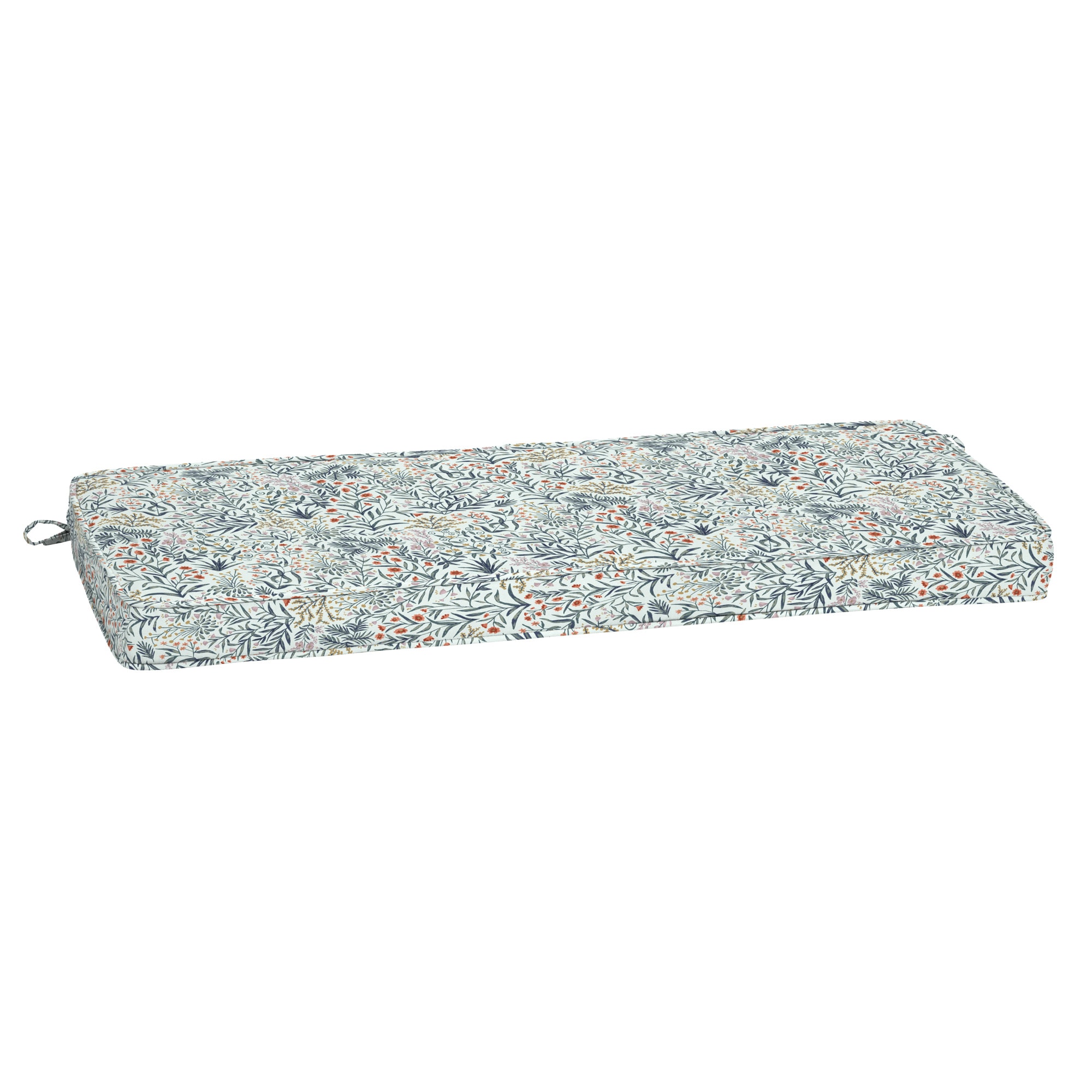 ARDEN TK07F02B-DKZ1 ProFoam Performance 18-in x 46-in Pistachio Botanical Patio bench cushion