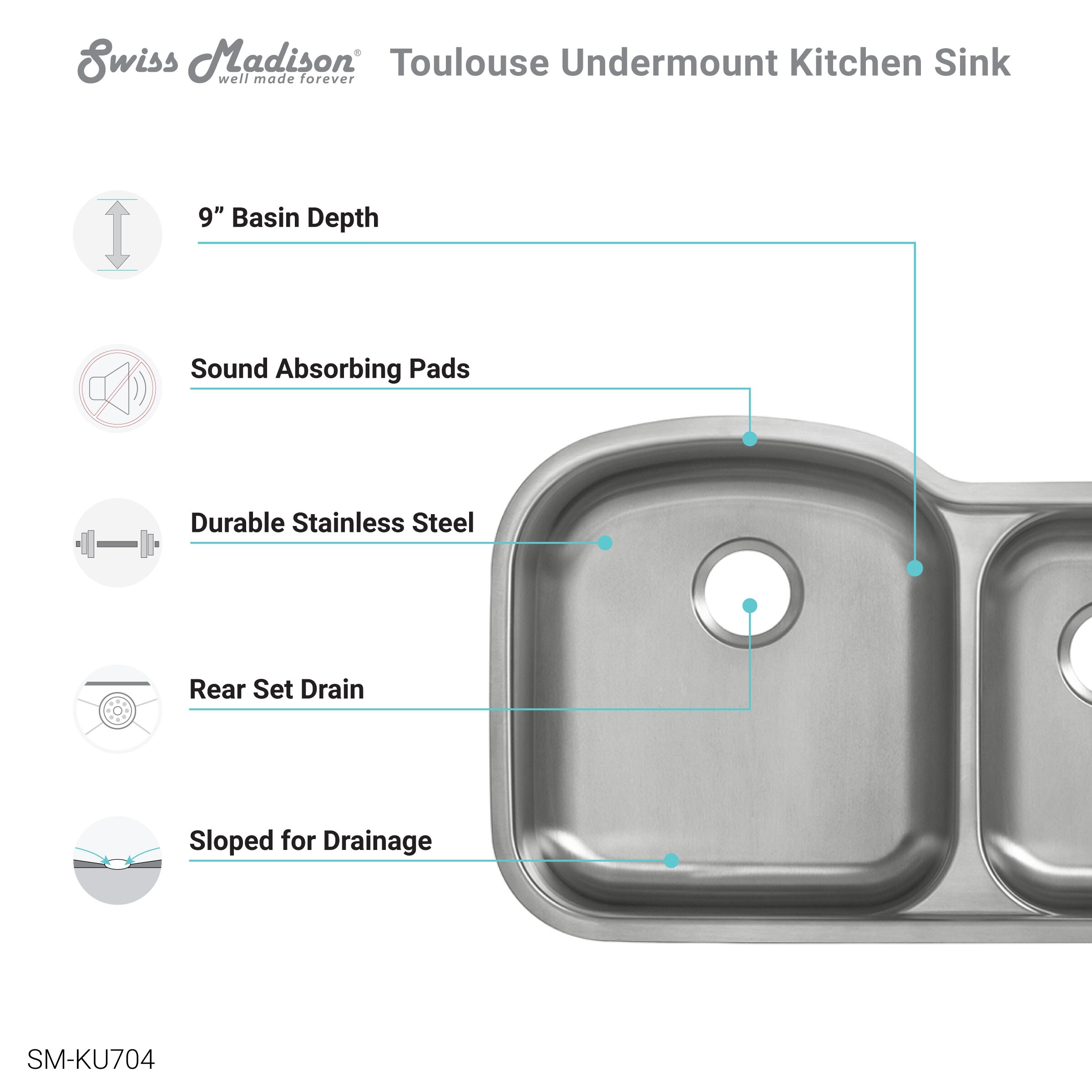 Swiss Madison SM-KU704 Kitchen-Sinks - View #5