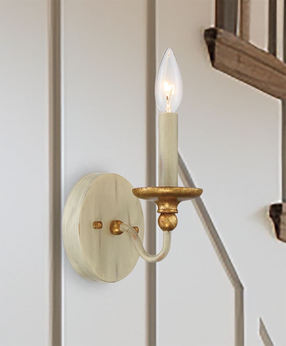 Minka Lavery 1041-701 Westchester County 5-in W 1 -Light Multiple finishes Multiple colors Wall Sconce