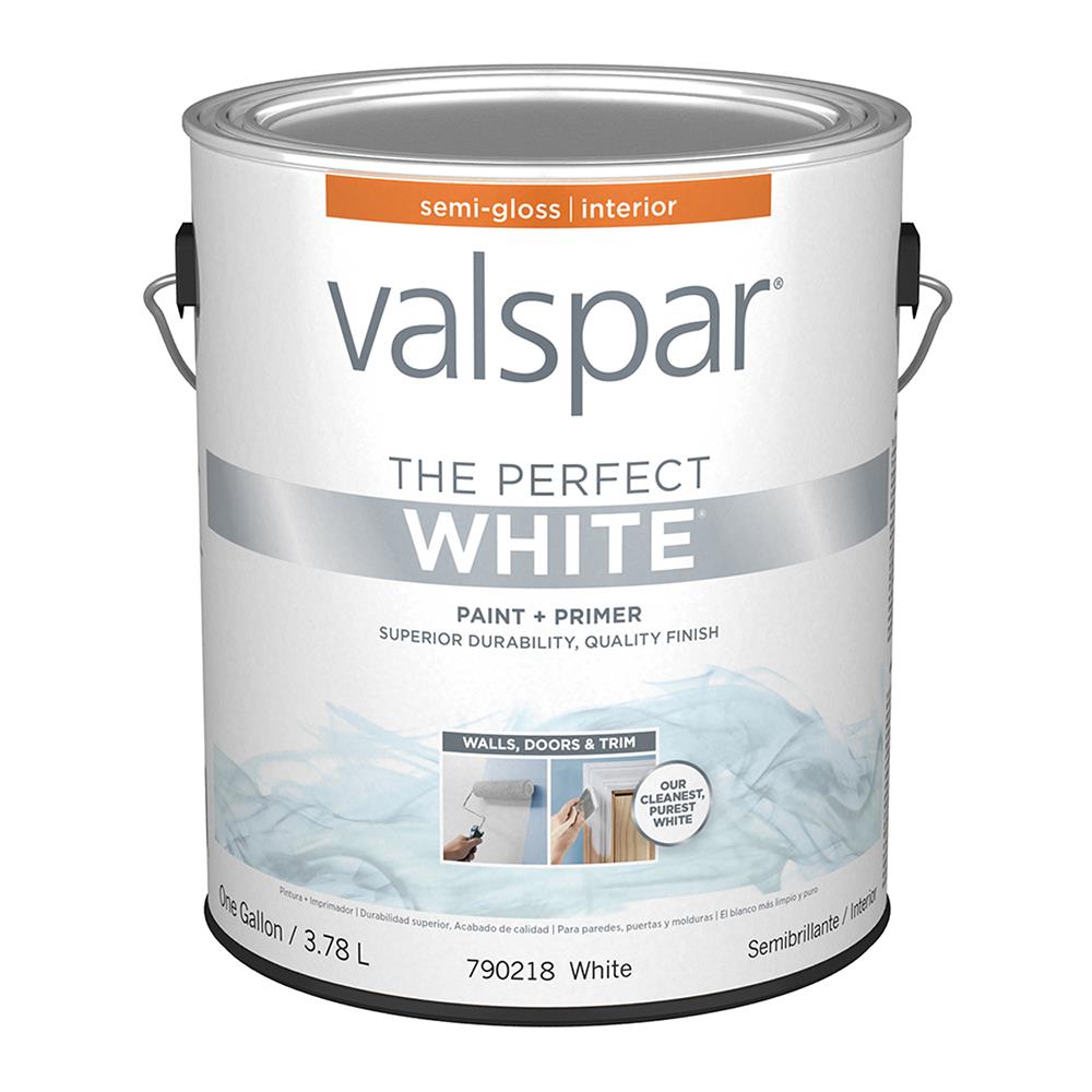 Valspar® 4000™ Interior Paint 1 Gallon Semi Gloss White (1 Gallon, Semi  Gloss White) - Pecos, TX - Gibson's Hardware and Lumber