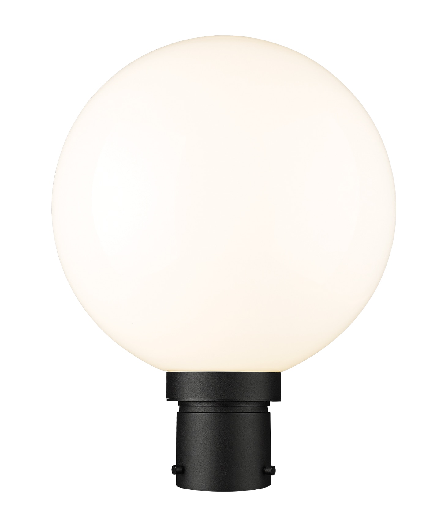 Z-Lite 597PHB-BK Laurent 15.75-Inches Black Mid-century Outdoor Post light