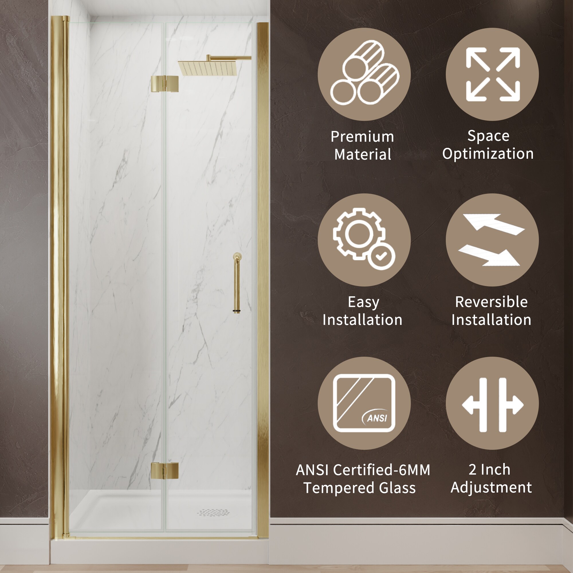 LIVIZA GLSBG-36-DP01 Shower-Doors - View #11