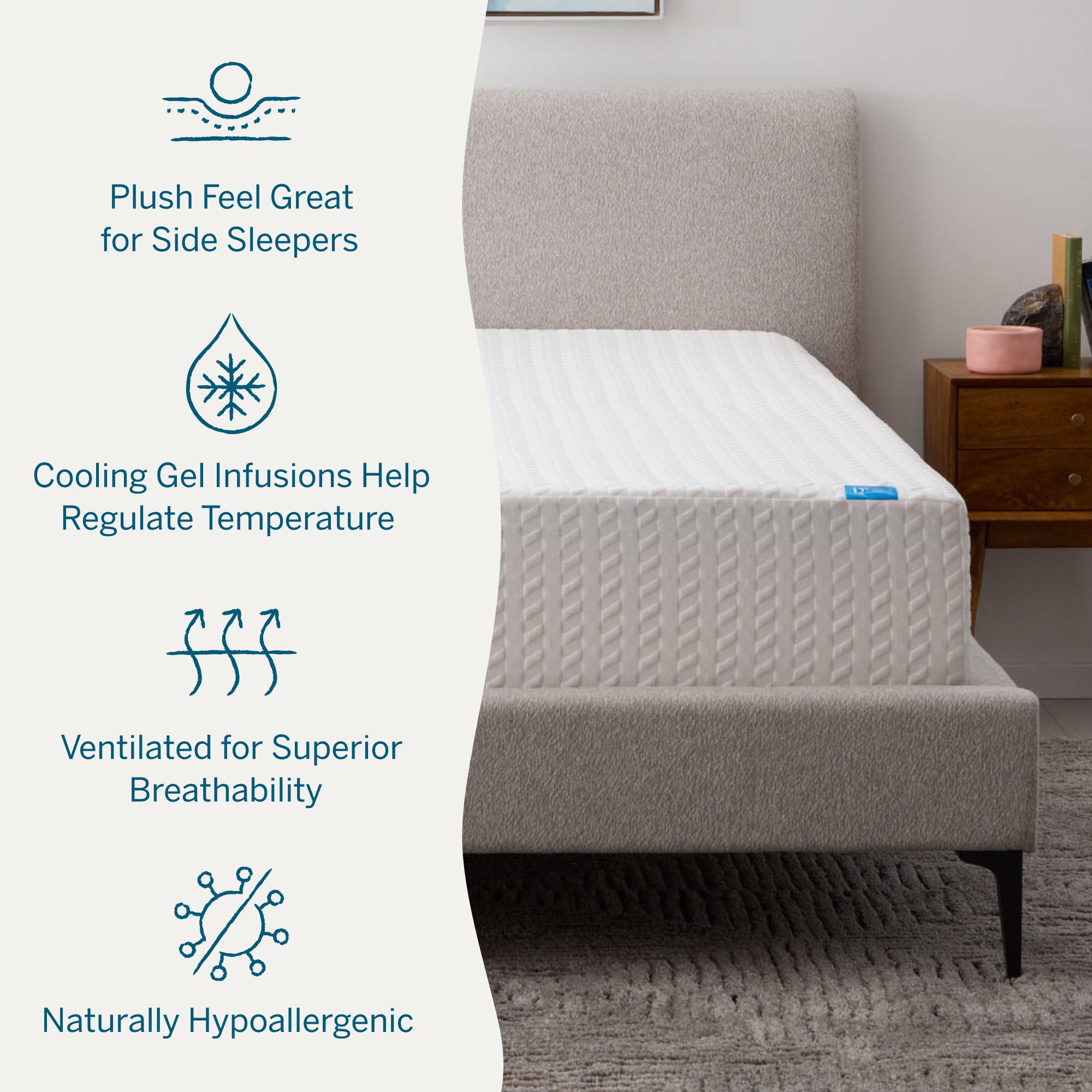 LUCID Comfort Collection LUCC12FF45GF Mattresses-Boxsprings - View #4