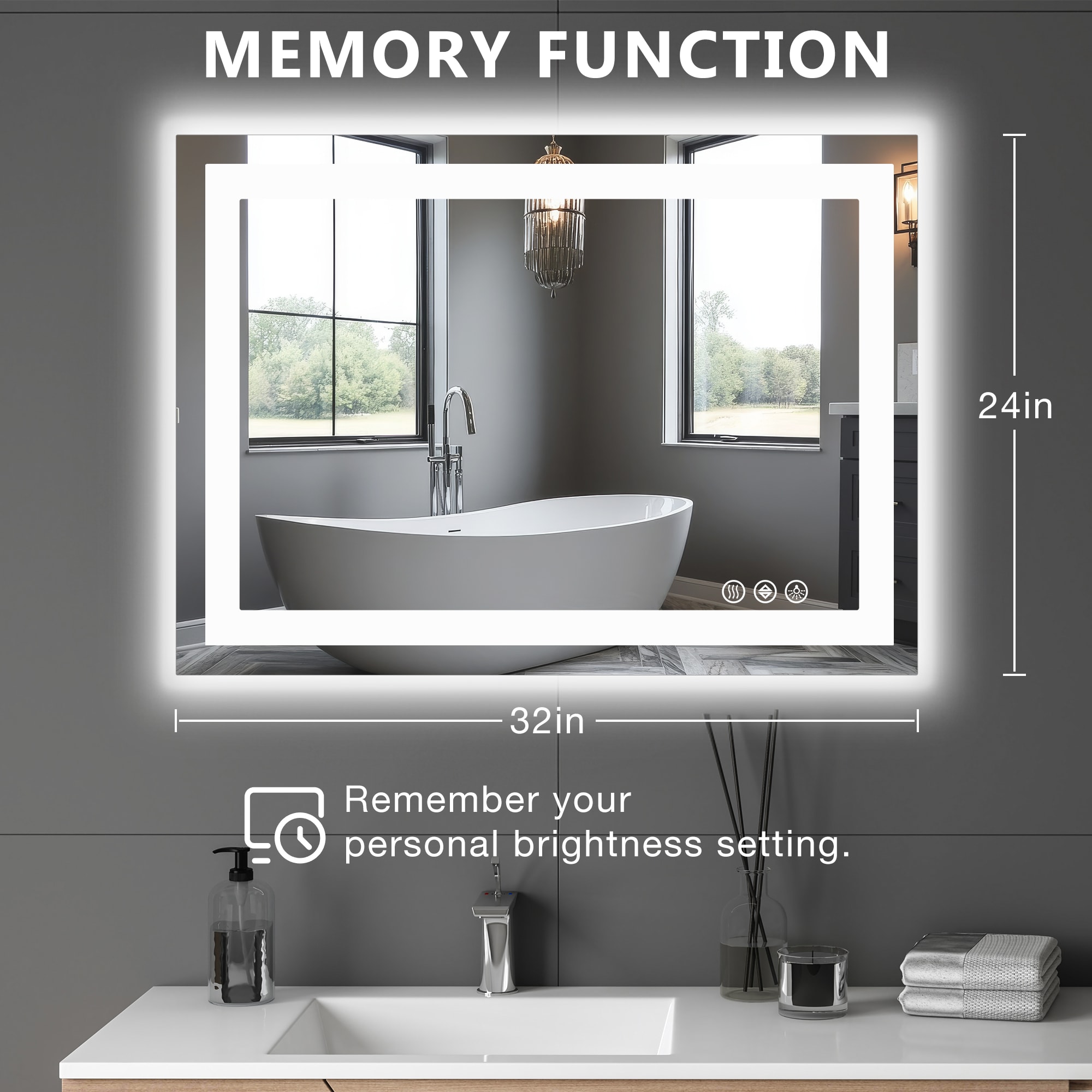 OOU HJ787265 Framed-Bath-Mirrors - View #6