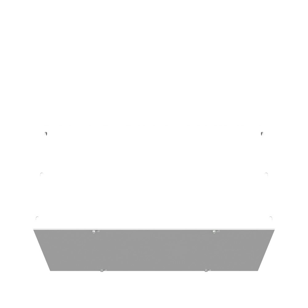 Milbank 12x24x12-Inch Steel Screw Cover Wireway in ANSI 61 Gray in the ...