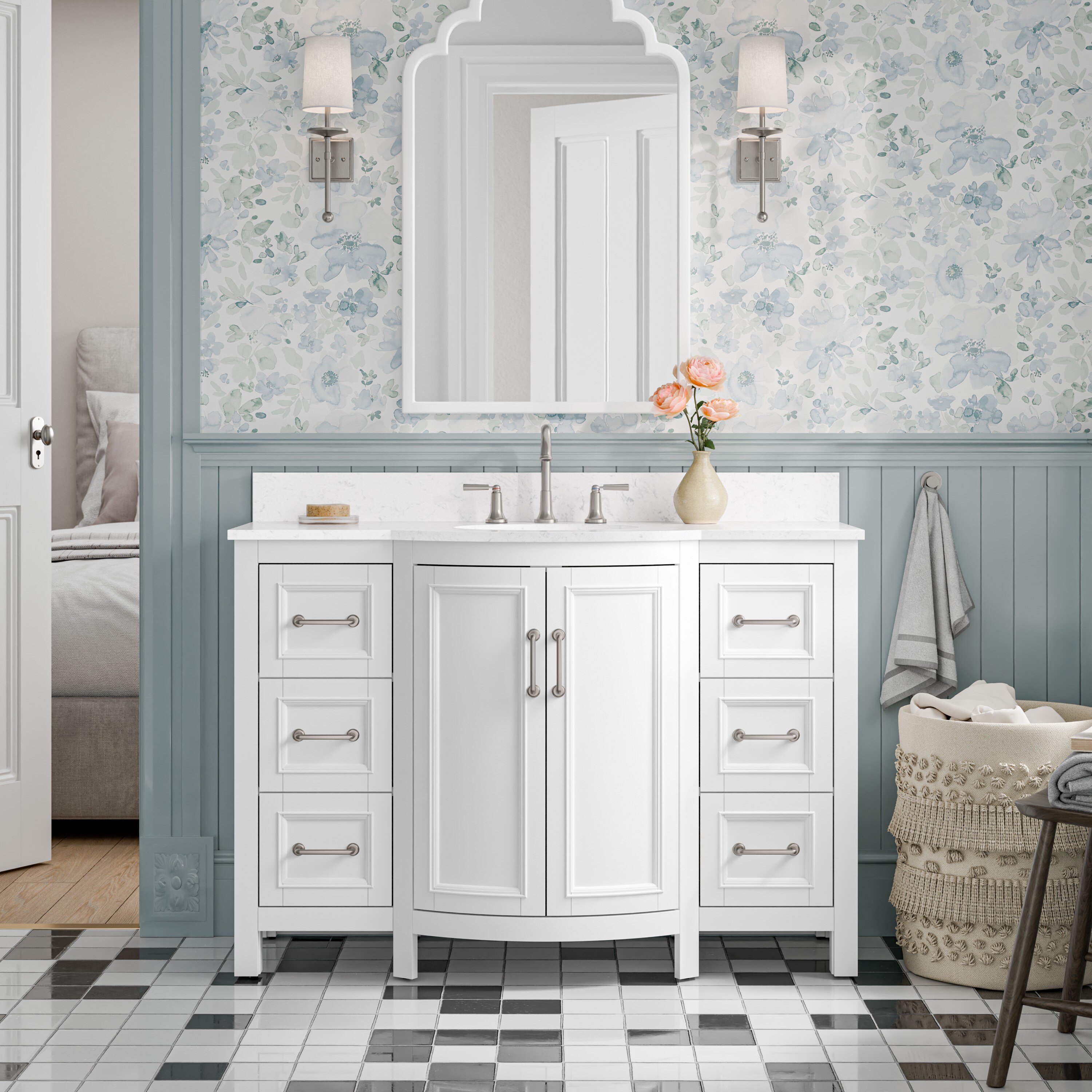 allen + roth 1007VTC-48-201-925UO Bath-Vanity-Combo - View #12