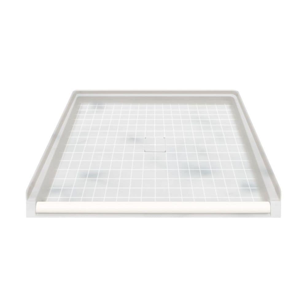 Transolid FC3938-11 37.75-in W x 39.5-in L with Front Drain Single Threshold Rectangle Shower Base (Storm)