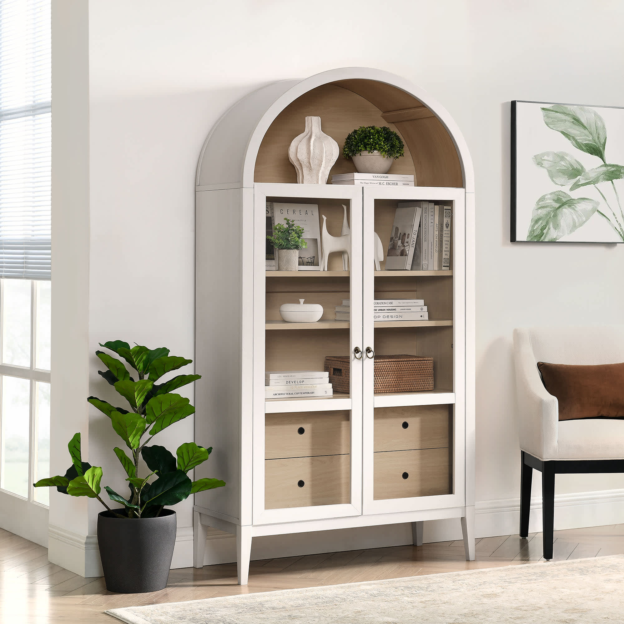 Modway EEI-7168-IVO-OAK Cabinets-Kitchen - View #10