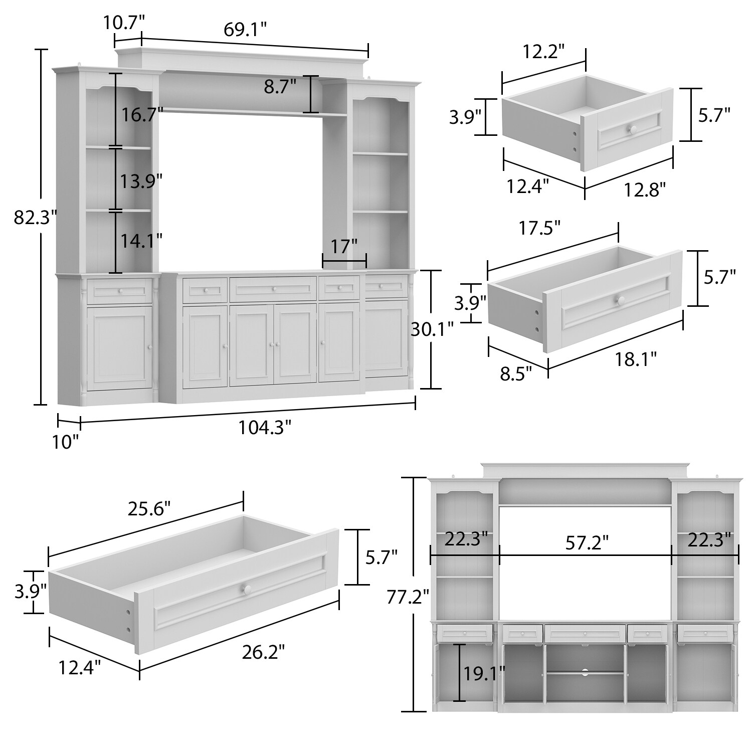 FUFU&GAGA WFZWJ0183-01+02+03 Tv-Stands - View #12