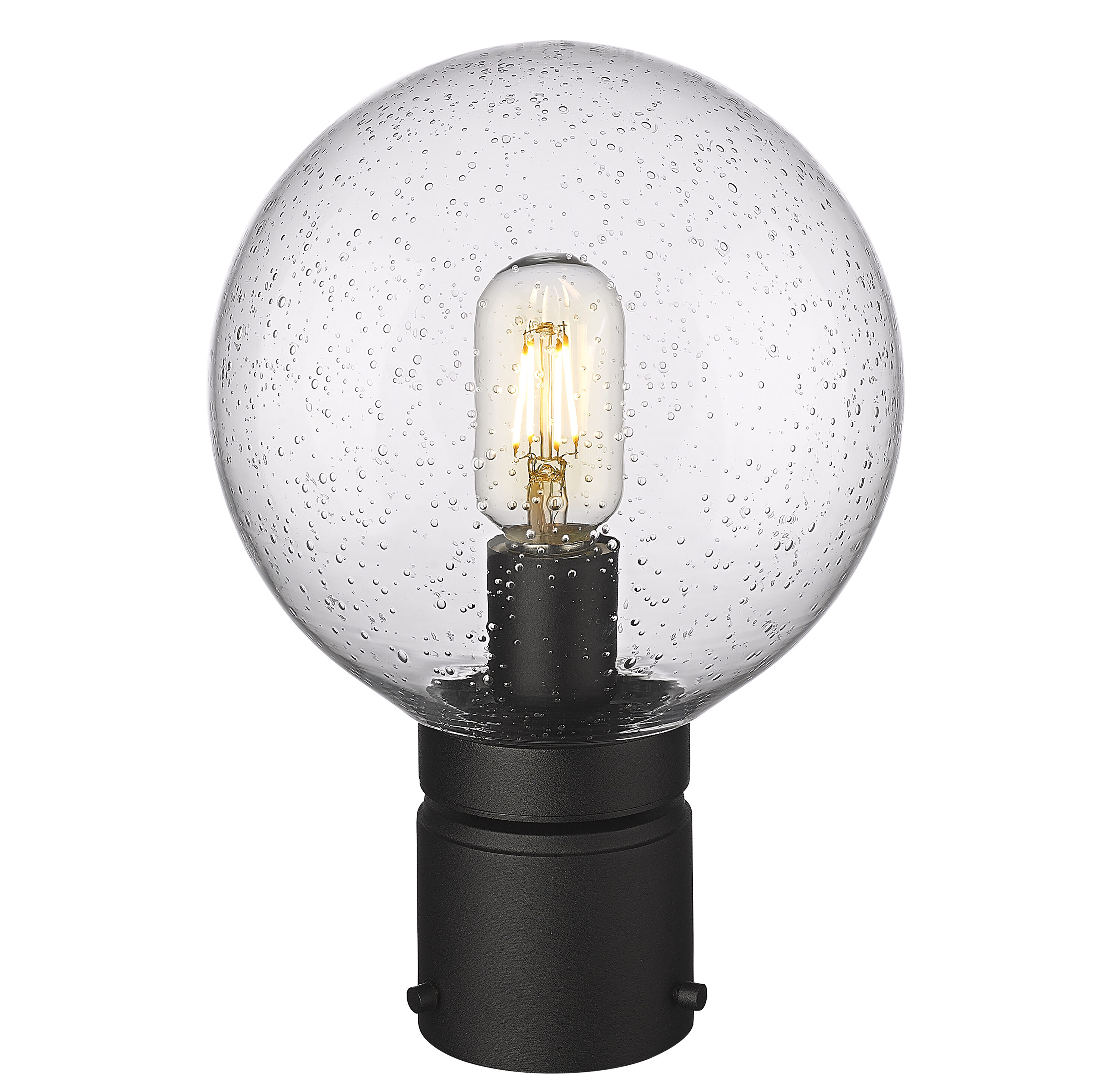 Z-Lite 599PHM-BK Post-Lights - View #3