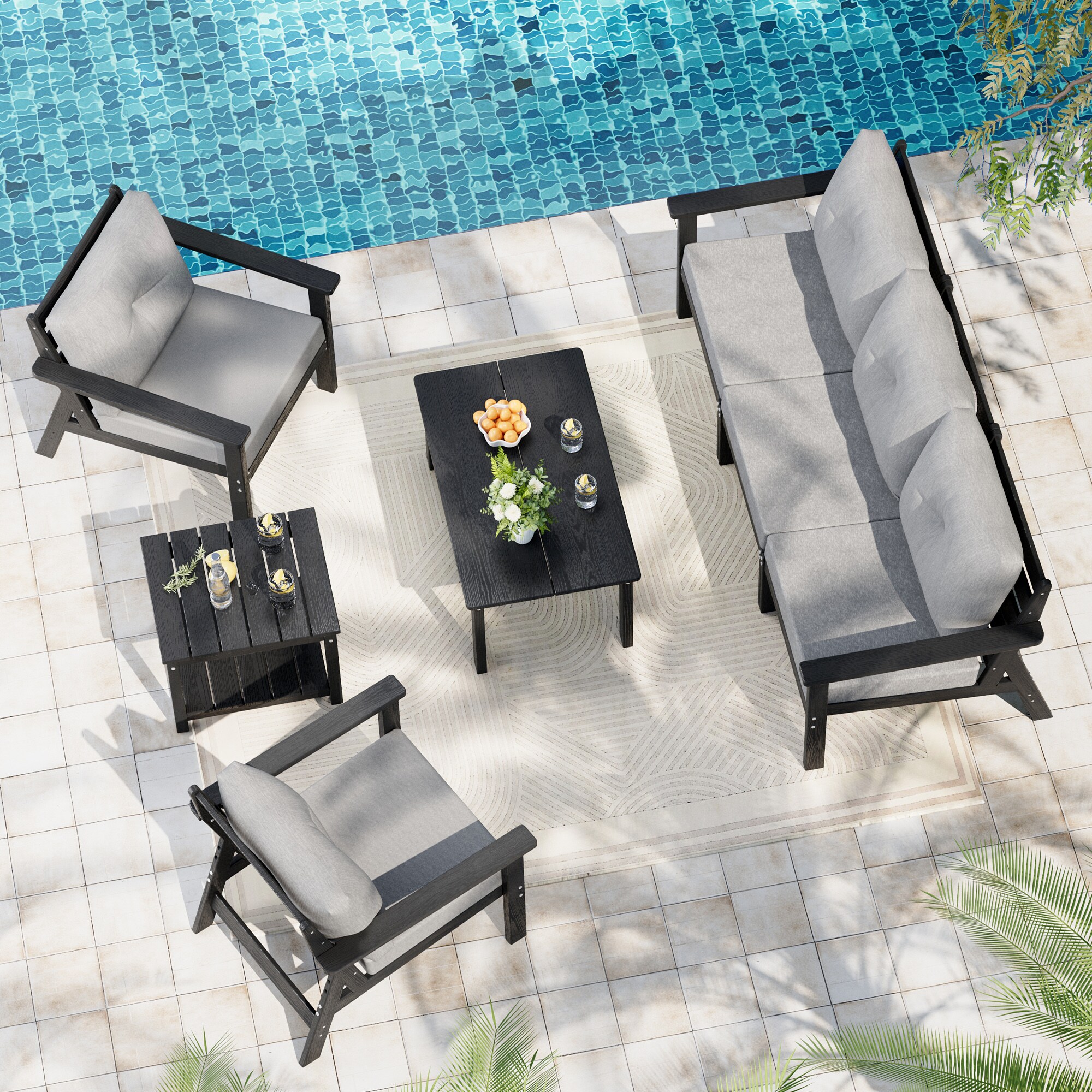 PamaPic HPE-SF-7-H-WL1 Patio-Conversation-Sets - View #5