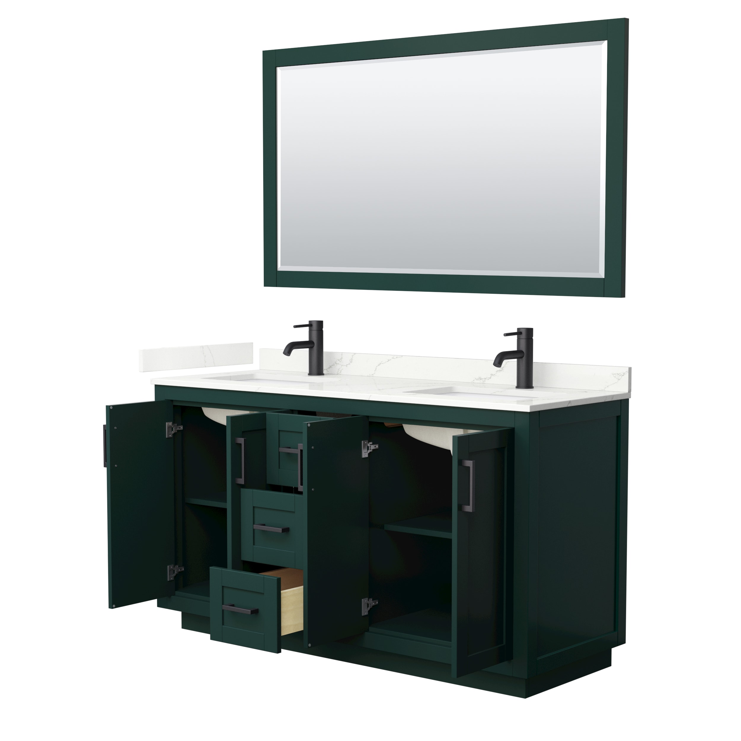 Wyndham Collection WCF292960DGKGTUNSM58 Bath-Vanity-Combo - View #3