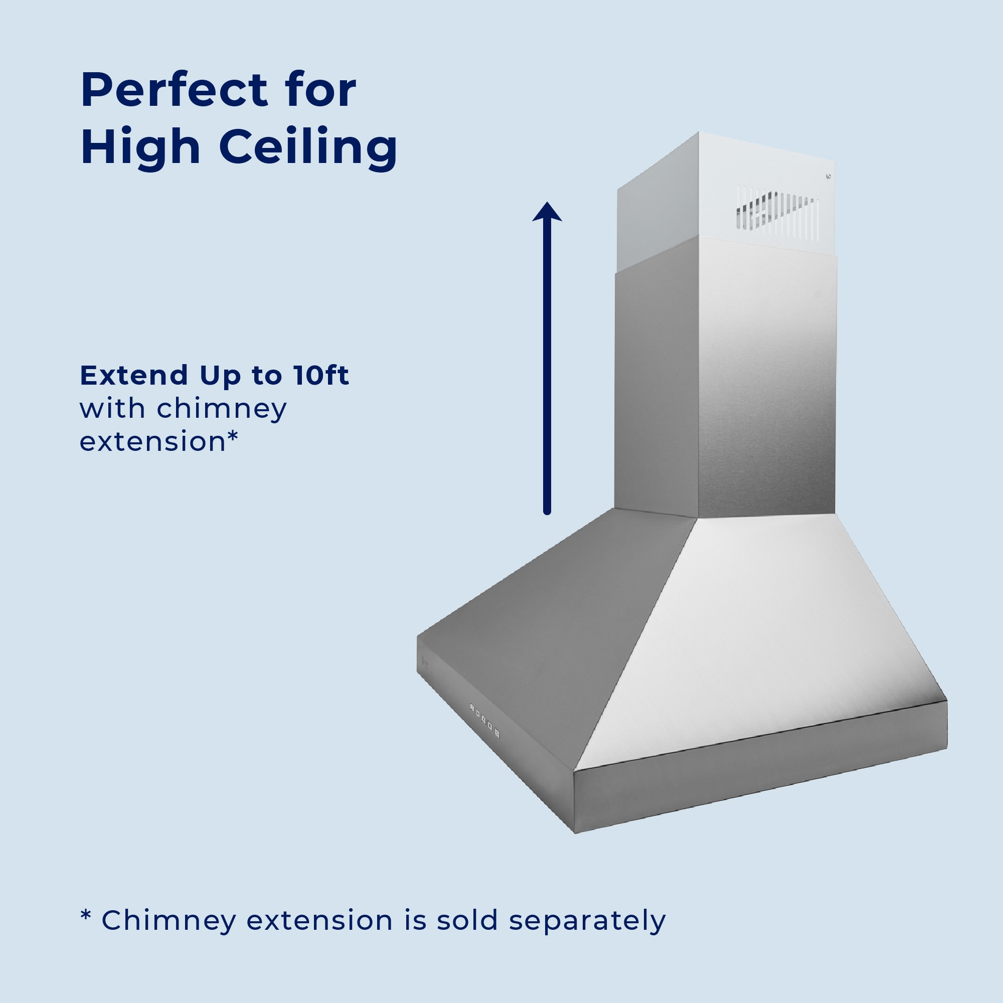 Hauslane WM-530WHT-30P Wall-Mounted-Range-Hoods - View #5