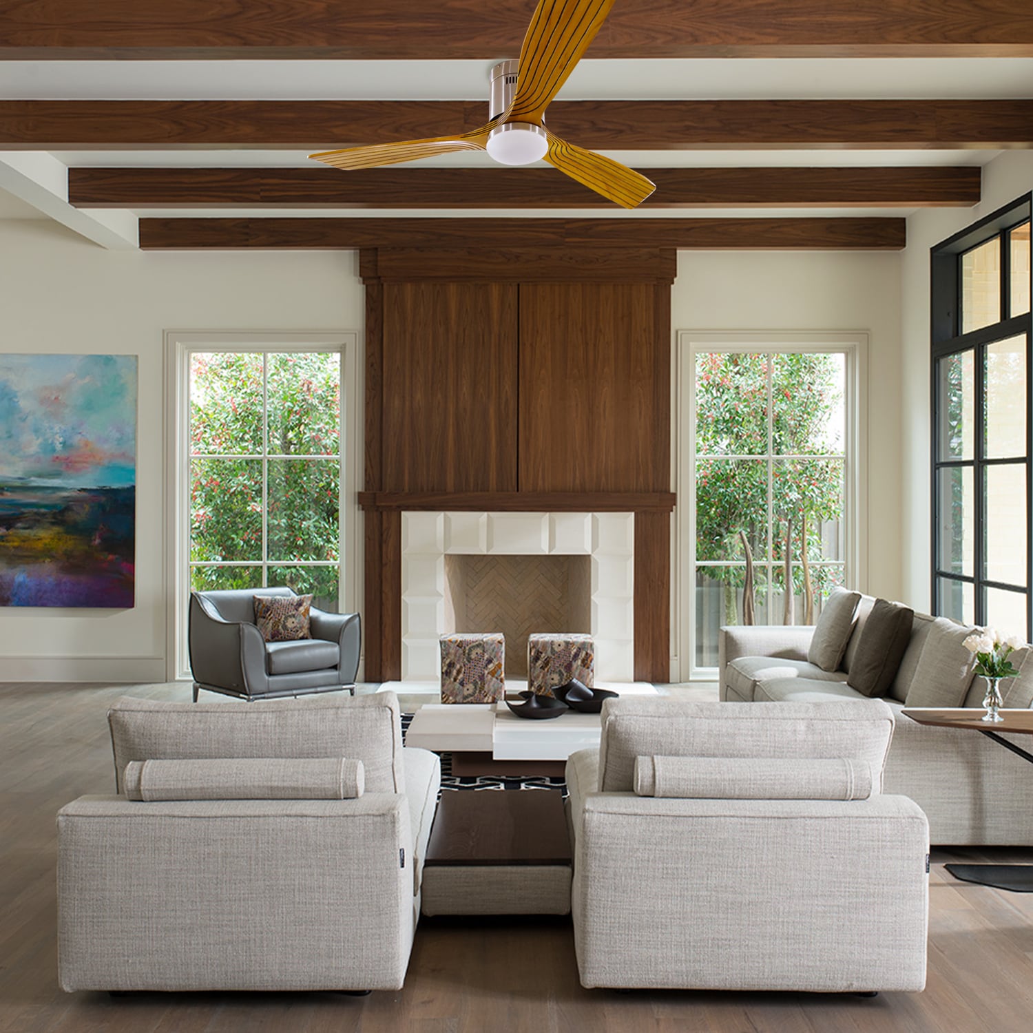 ExBrite LWYFZPFL5207S Ceiling-Fans - View #7