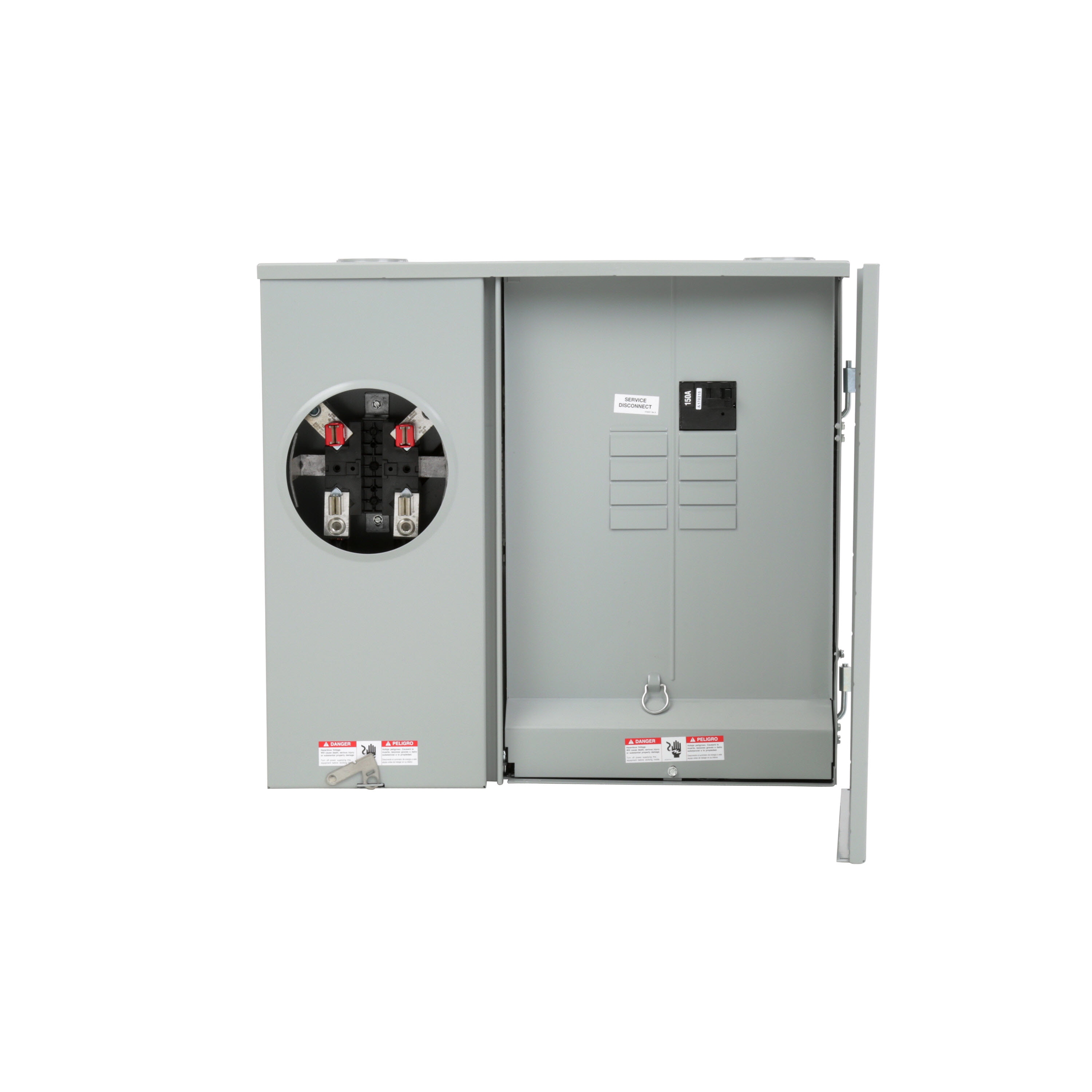 Siemens MC0816B1150RTH 150 -Amp 8 -Spaces 16 -Circuit Outdoor Main breaker meter combo Load Center