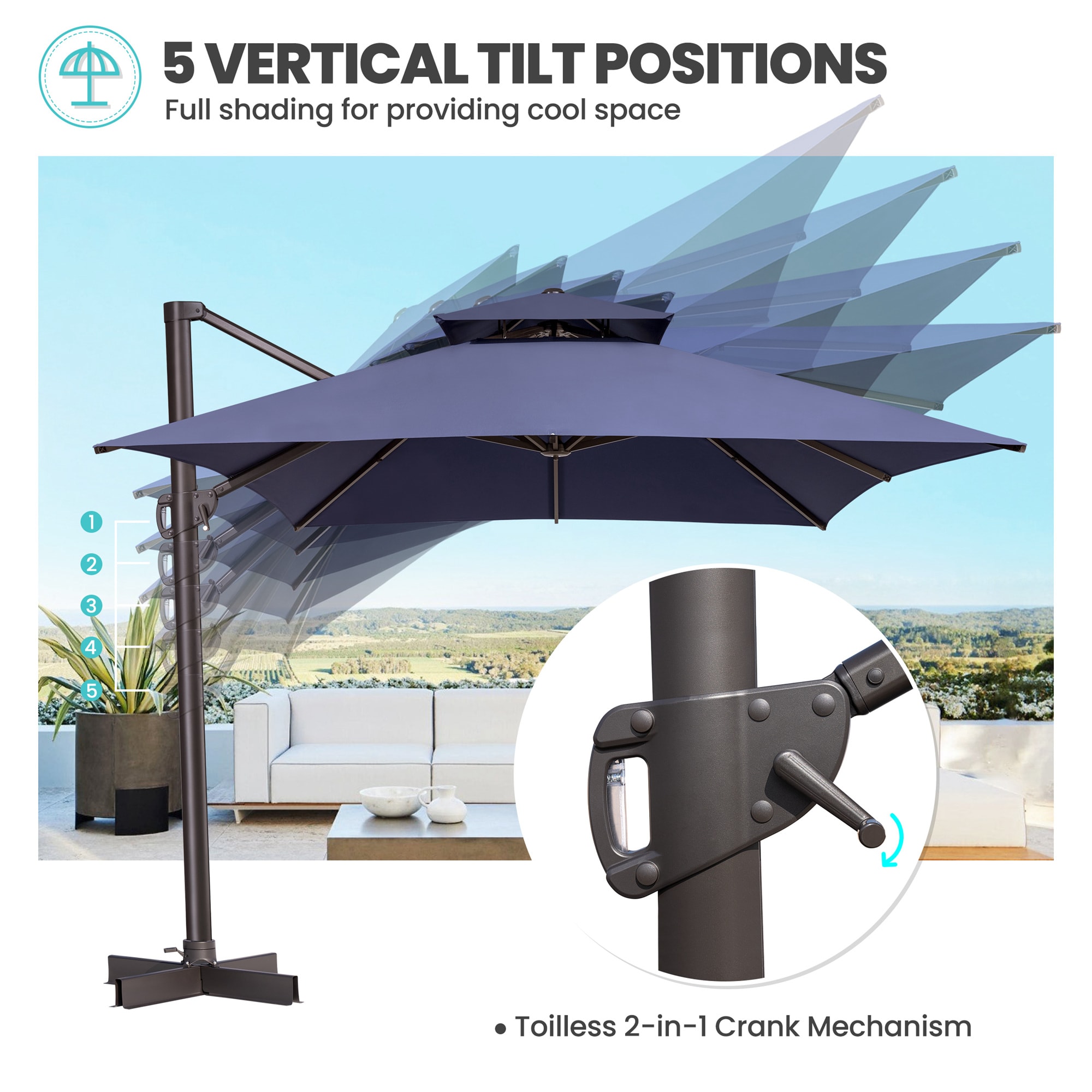 Crestlive Products CL-PU053NAV Umbrellas-2 - View #4