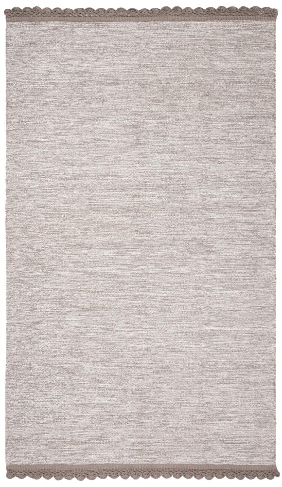 Safavieh MTK615M-5 Montauk Alburg 5 x 8 (ft) Cotton Gray Rectangular Indoor Coastal Area rug