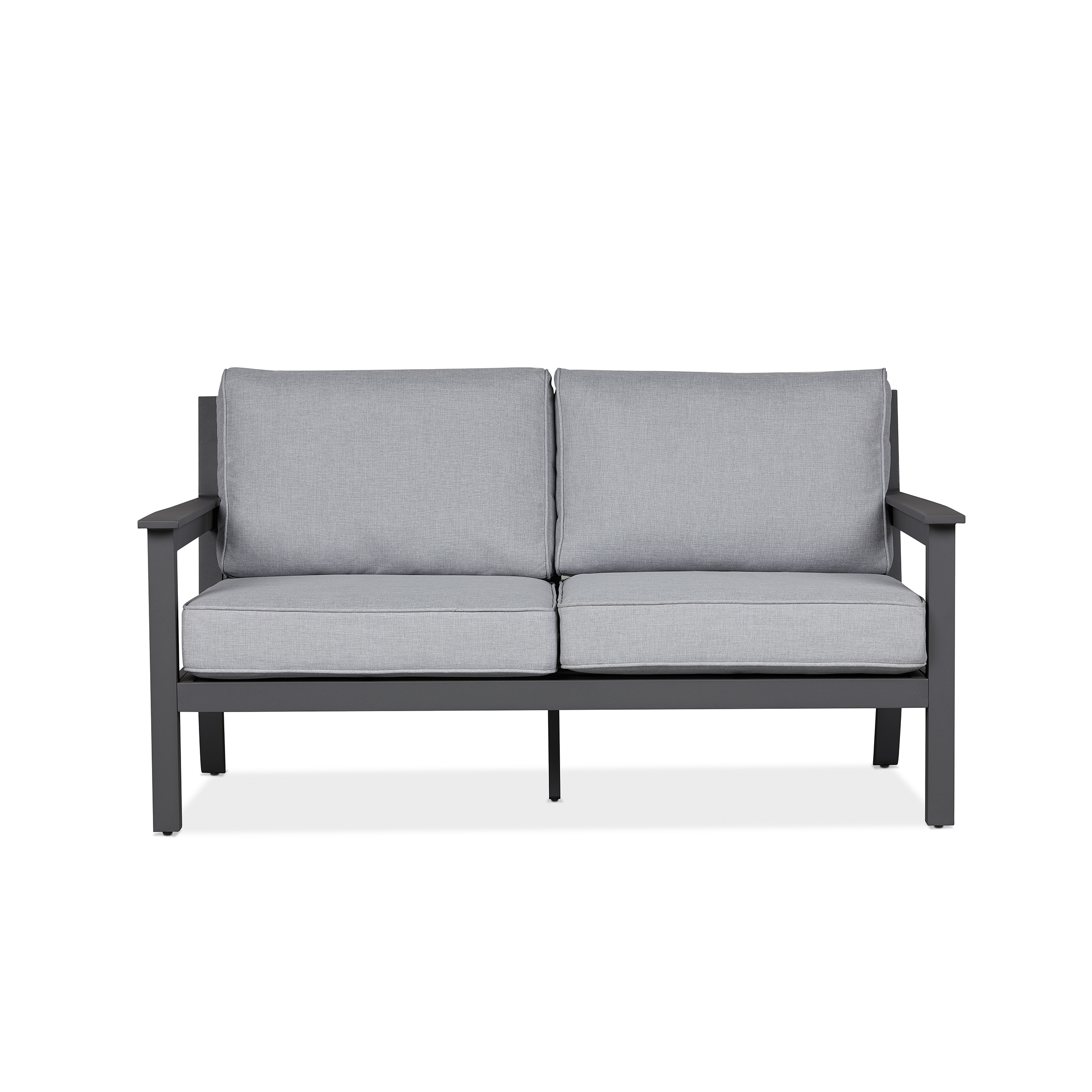 the 2-Seat at Sectionals in Gray Light Outdoor Sofa Cushions Gray department Patio Ortun in Flame with Sofas Real &