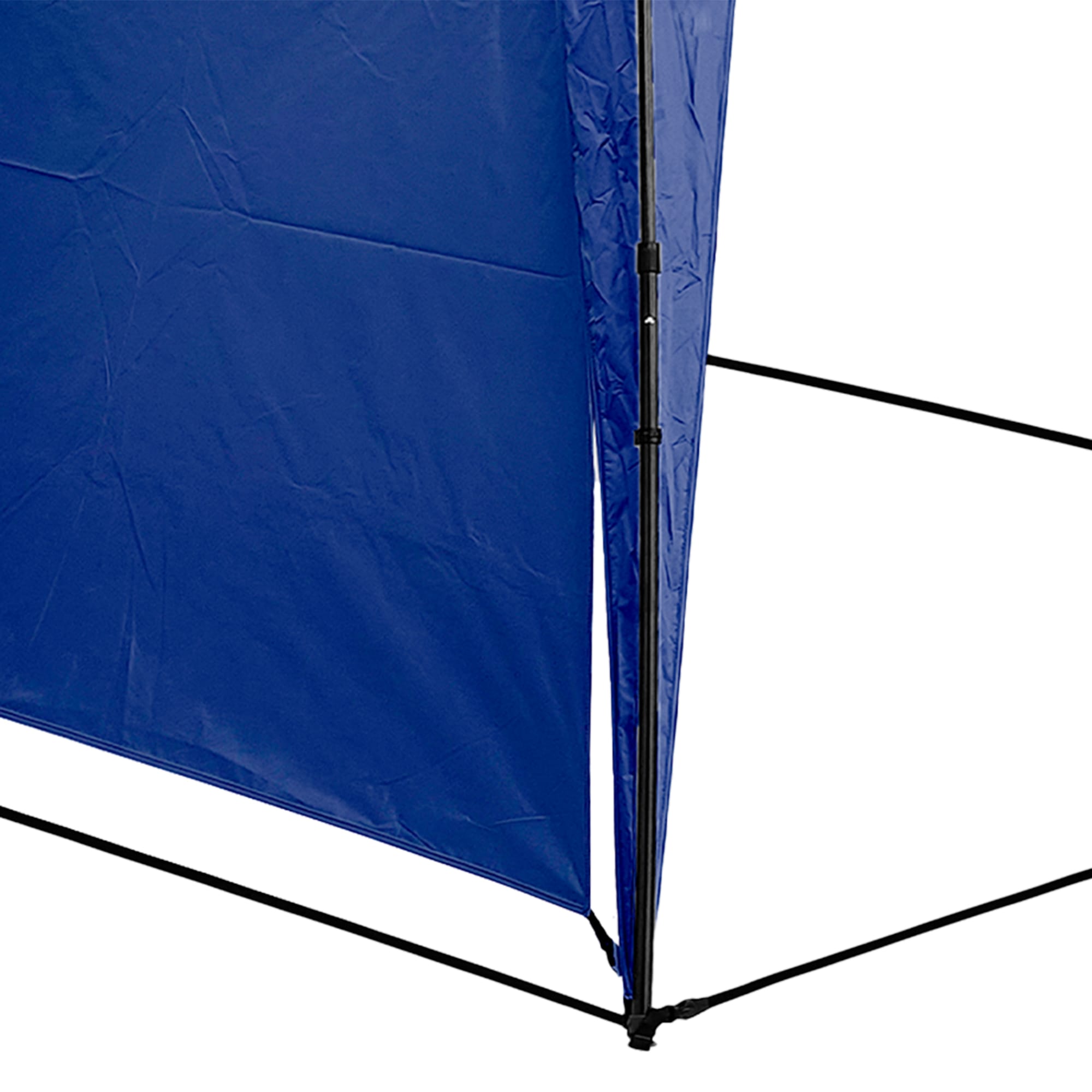 Blue Polyester Pop-Up Canopy Tent with Fiberglass Poles